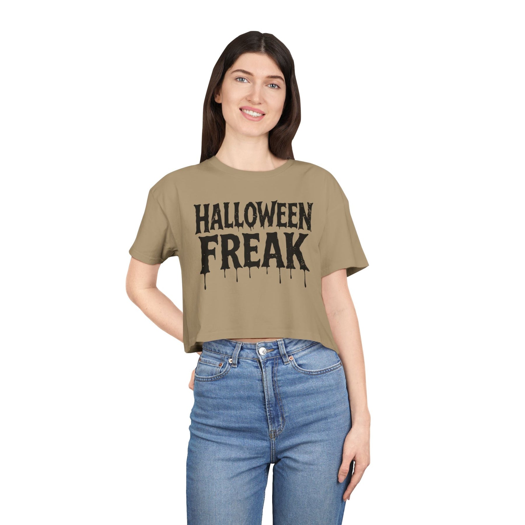 Halloween Freak Crop Top - Goth Cloth Co.T-Shirt19839498055062532260