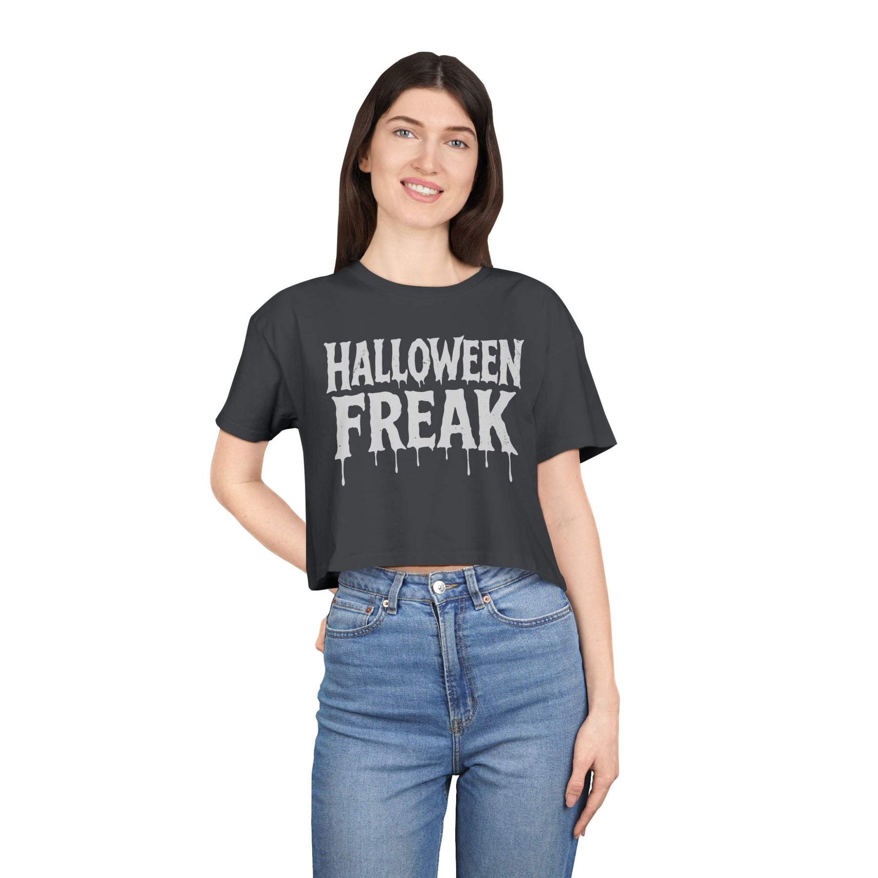 Halloween Freak Crop Top - Goth Cloth Co.T-Shirt19839498055062532260