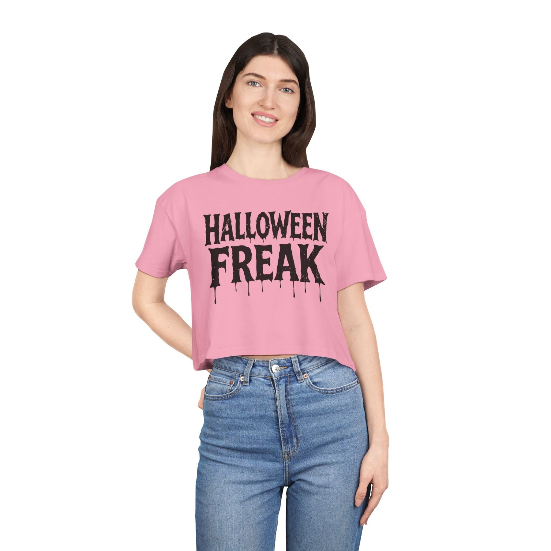 Halloween Freak Crop Top - Goth Cloth Co.T-Shirt19839498055062532260