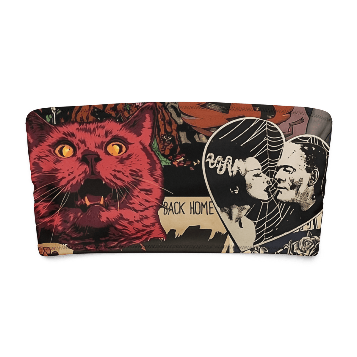 Halloween Horrors Bandeau Bikini Top - Goth Cloth Co.3876626_22682