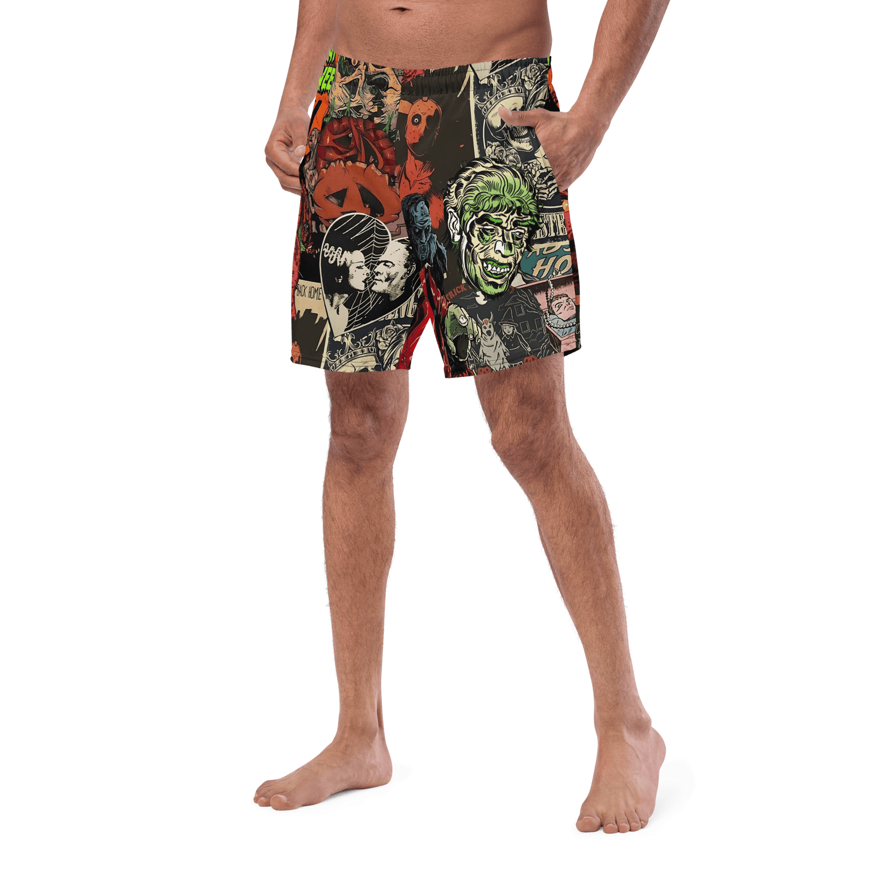 Halloween Horrors Men's Swim Trunks - Goth Cloth Co.2058440_14636