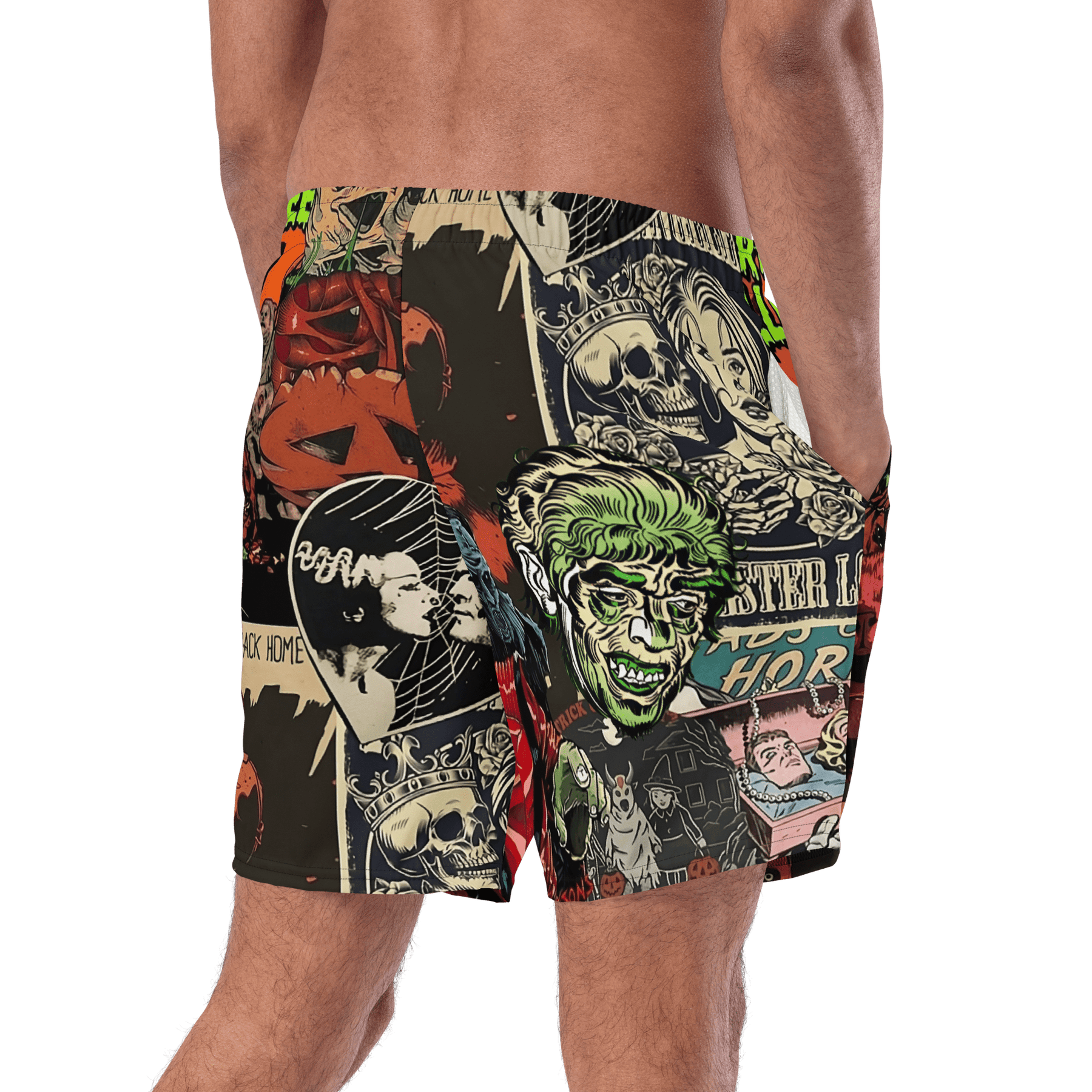 Halloween Horrors Men's Swim Trunks - Goth Cloth Co.2058440_14636