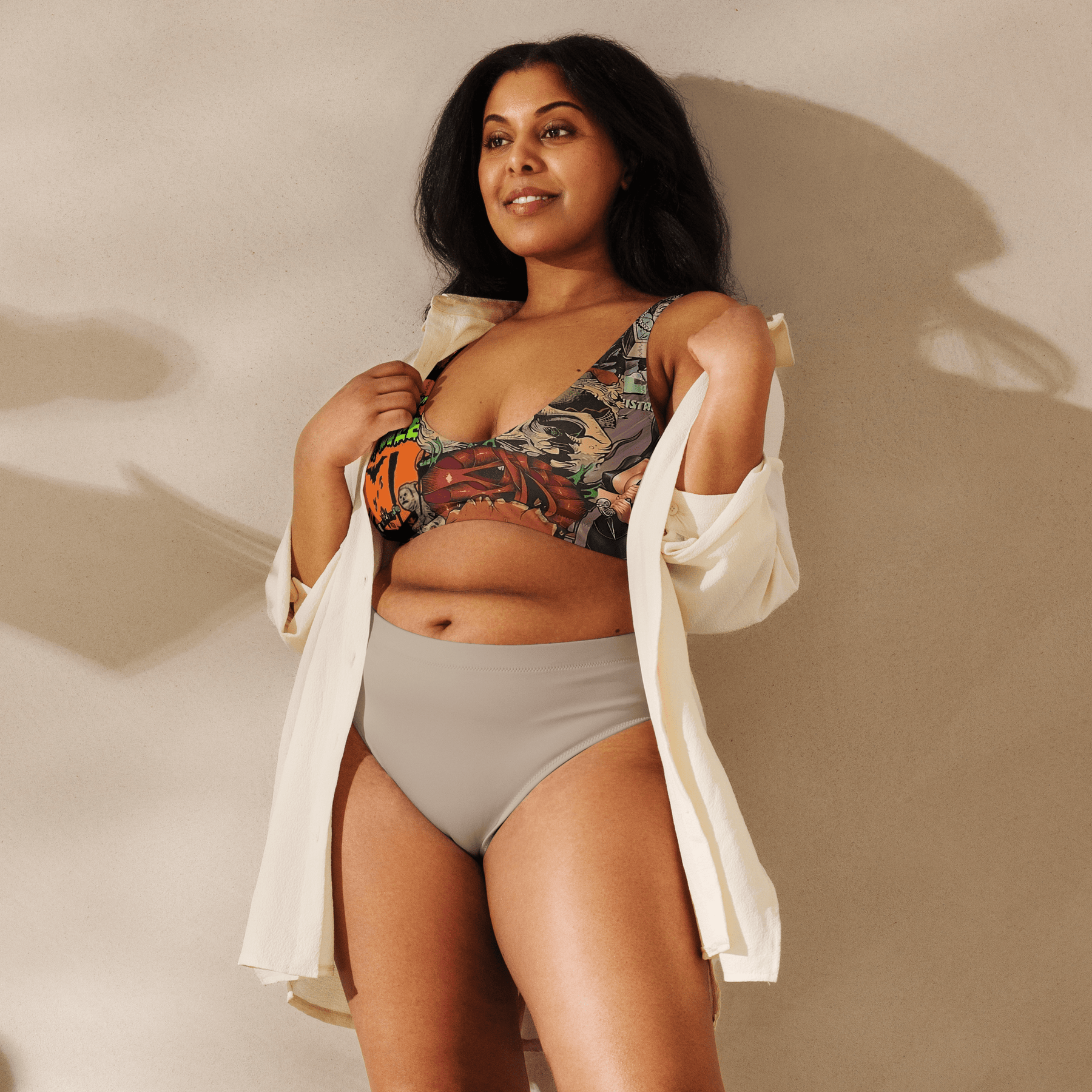 Halloween Horrors Padded Sport Bikini Top - Goth Cloth Co.3741025_12035