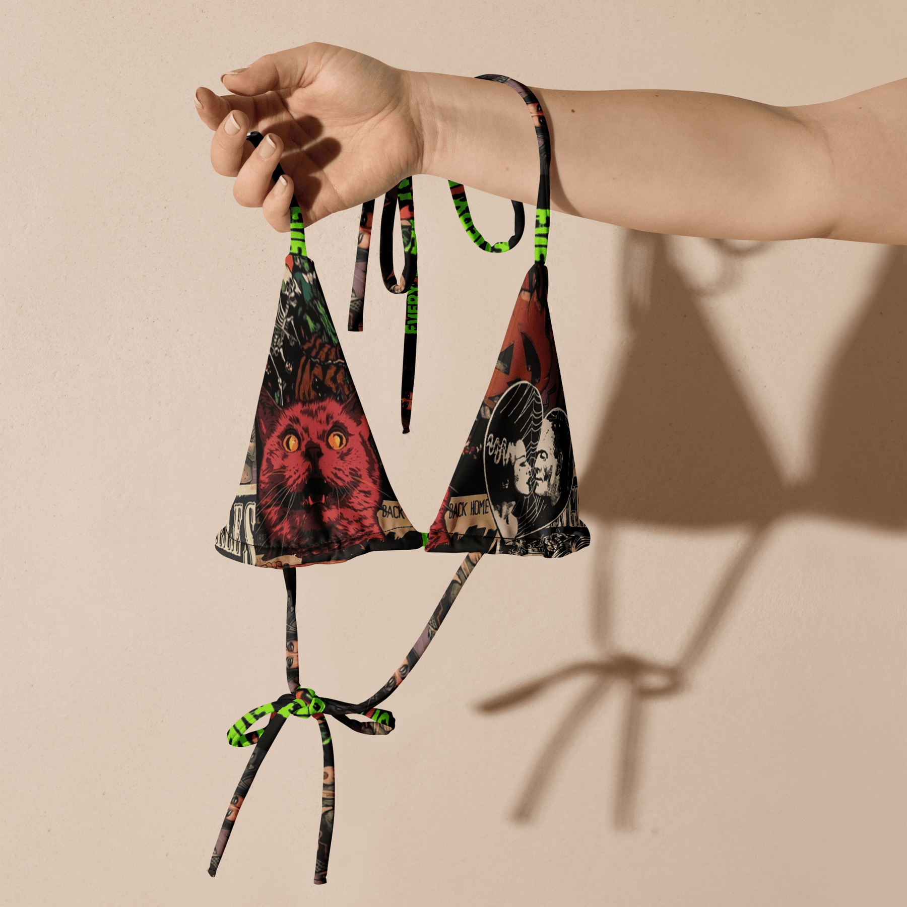 Halloween Horrors String Bikini Top - Goth Cloth Co.8744223_16564