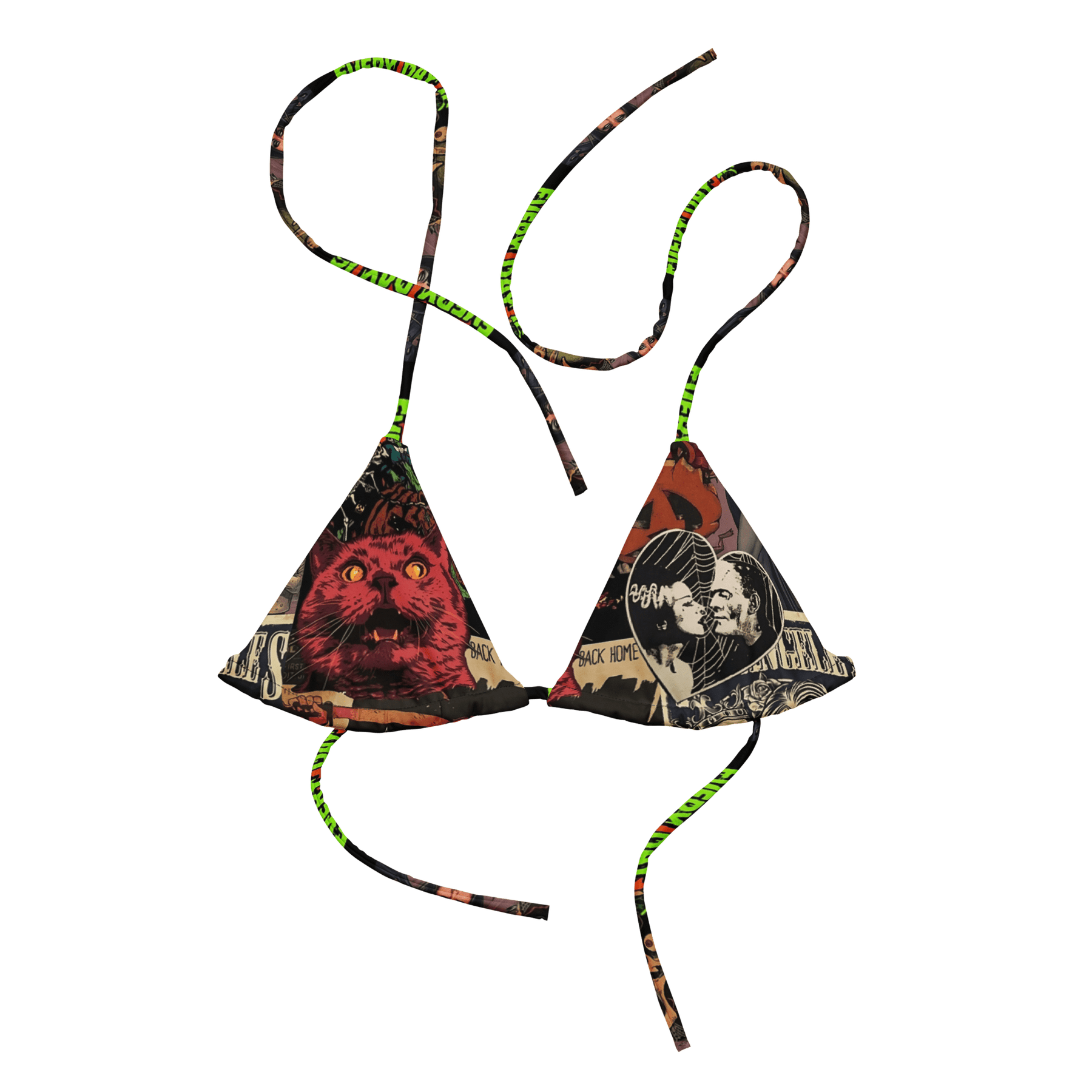 Halloween Horrors String Bikini Top - Goth Cloth Co.8744223_16564