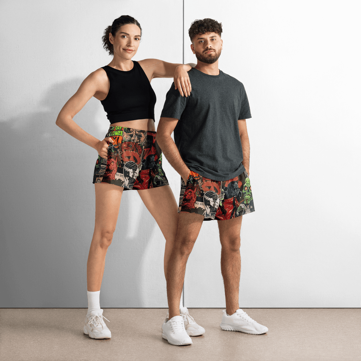 Halloween Horrors Unisex Unlined Swim Trunks - Goth Cloth Co.7741753_9804