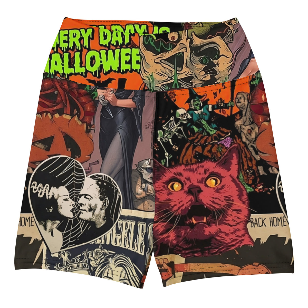 Halloween Horrors Yoga Shorts - Goth Cloth Co.9222924_9079