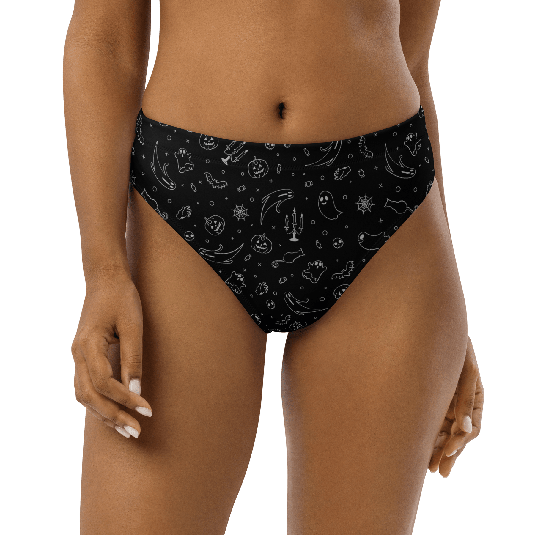 Halloween Hottie Sport High - Waisted Bikini Bottom - Goth Cloth Co.7929112_12042