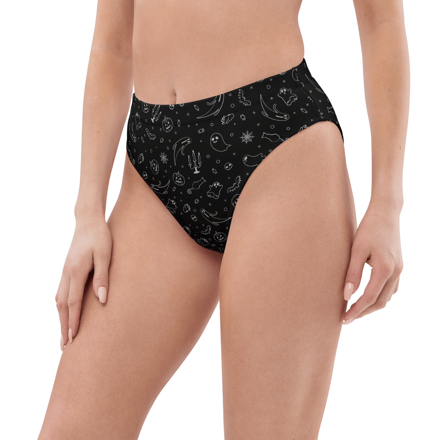 Halloween Hottie Sport High - Waisted Bikini Bottom - Goth Cloth Co.7929112_12042