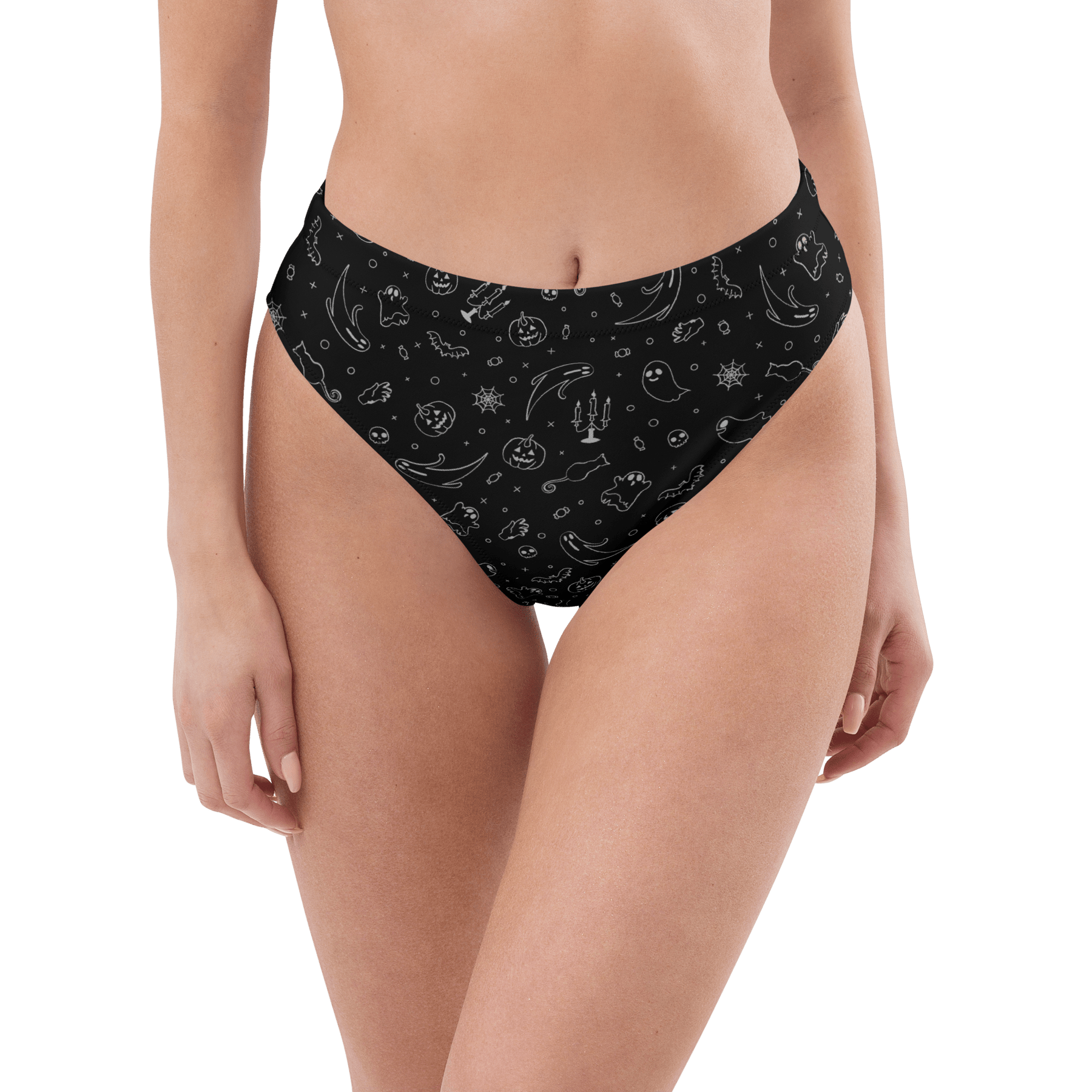 Halloween Hottie Sport High - Waisted Bikini Bottom - Goth Cloth Co.7929112_12042