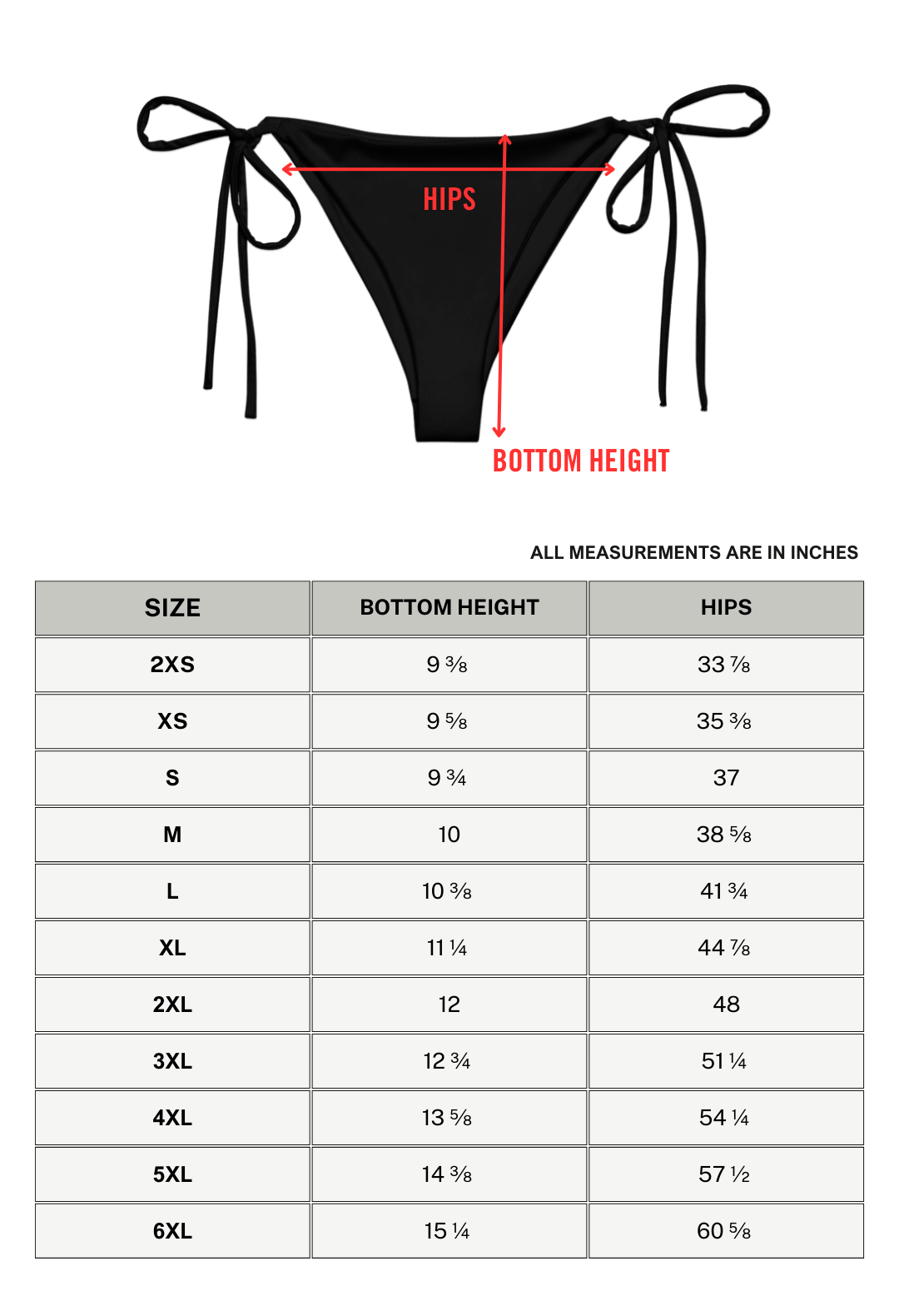 Halloween Hottie String Bikini Bottom (Ready to Ship) - Goth Cloth Co.5373487_1203A