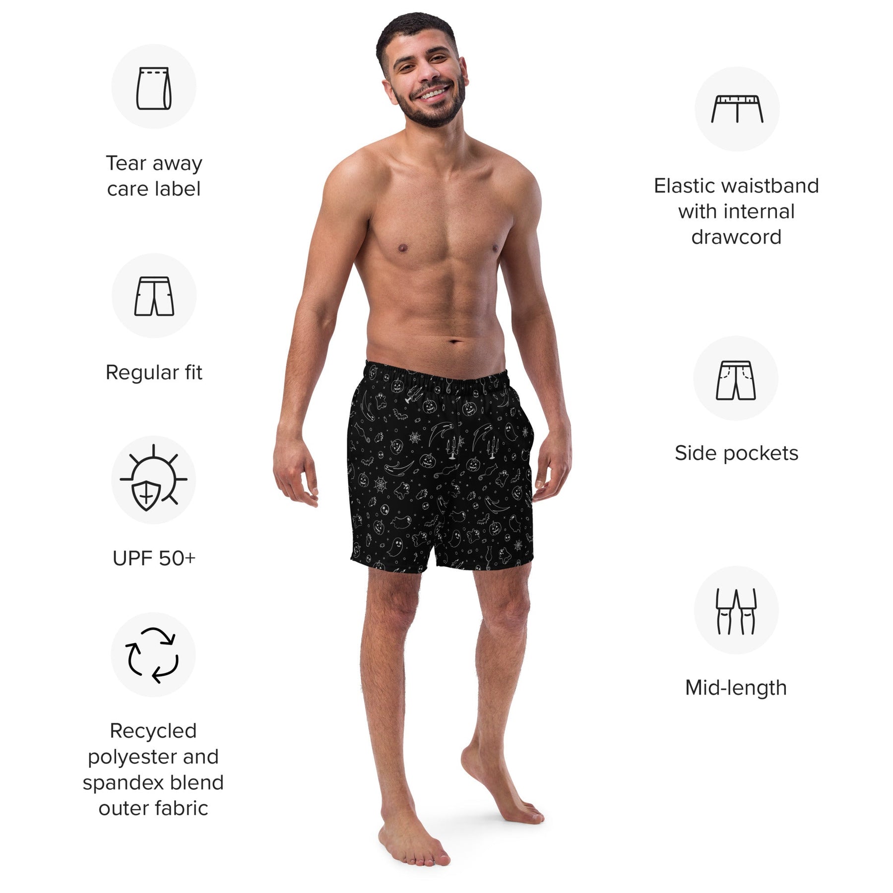 Halloween Hottie Swim Trunks - Goth Cloth Co.7148815_14636
