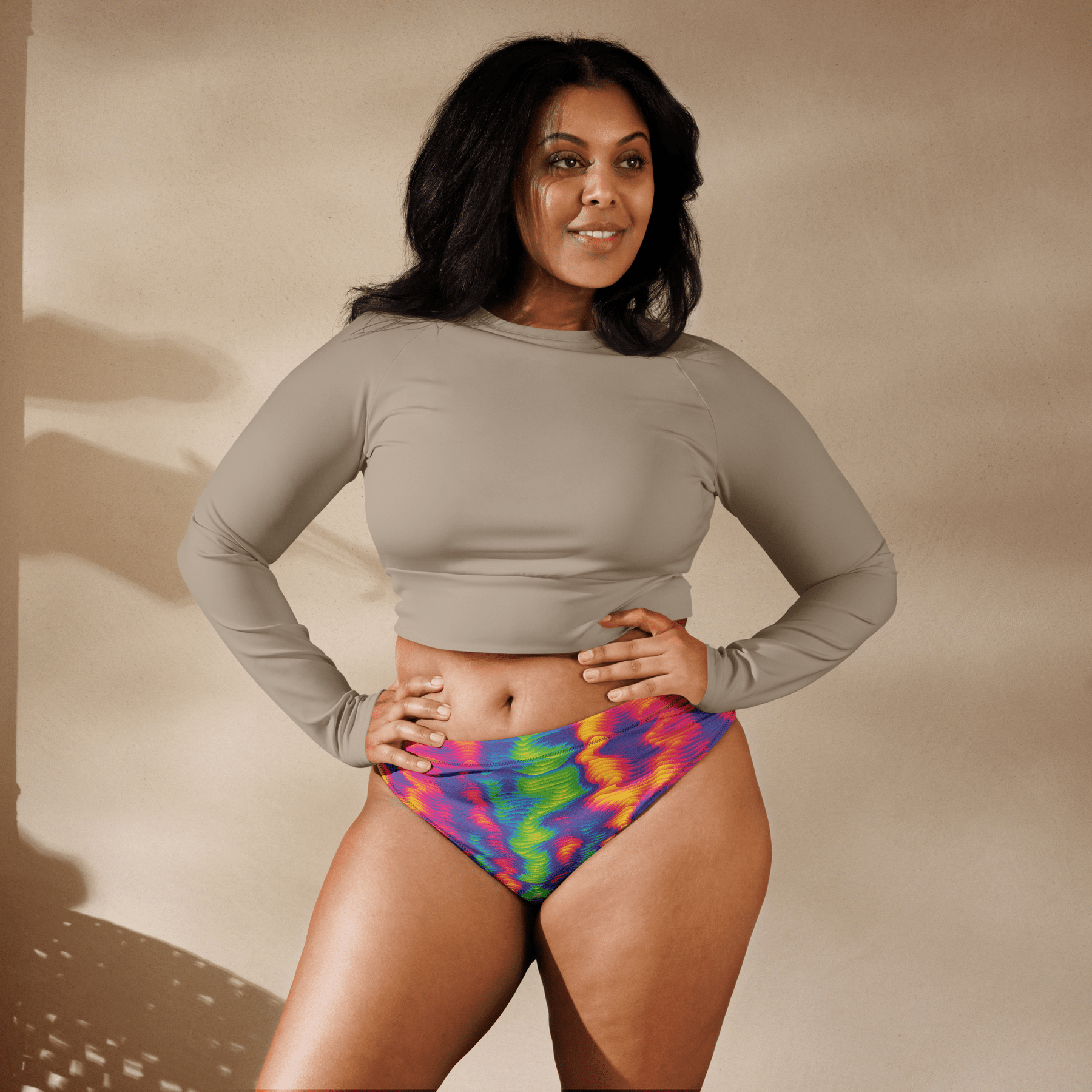 Hazy Daze High - Waisted Bikini Bottoms - Goth Cloth Co.3829115_12042