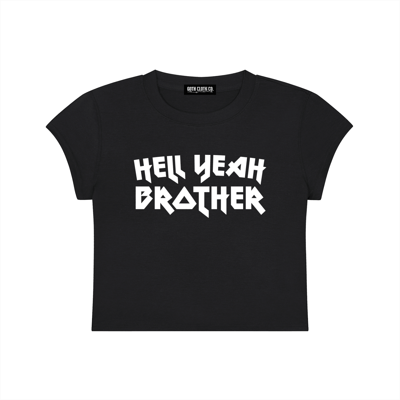 baby_g24 Thyg Hell Yeah Brother Baby Tee | Funny Alternative Crop Top