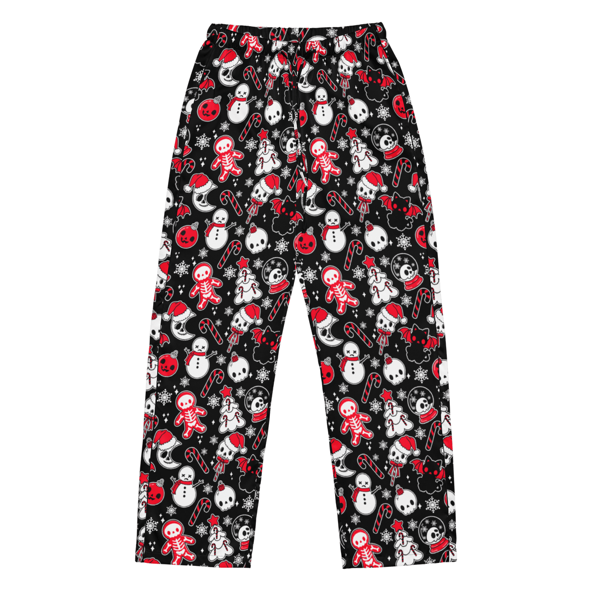 Helliday Cheer Silky Pajama Pants - Goth Cloth Co.4680607_20976