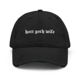 Hott Goth Wife Distressed Dad Hat - Goth Cloth Co.5392334_10990