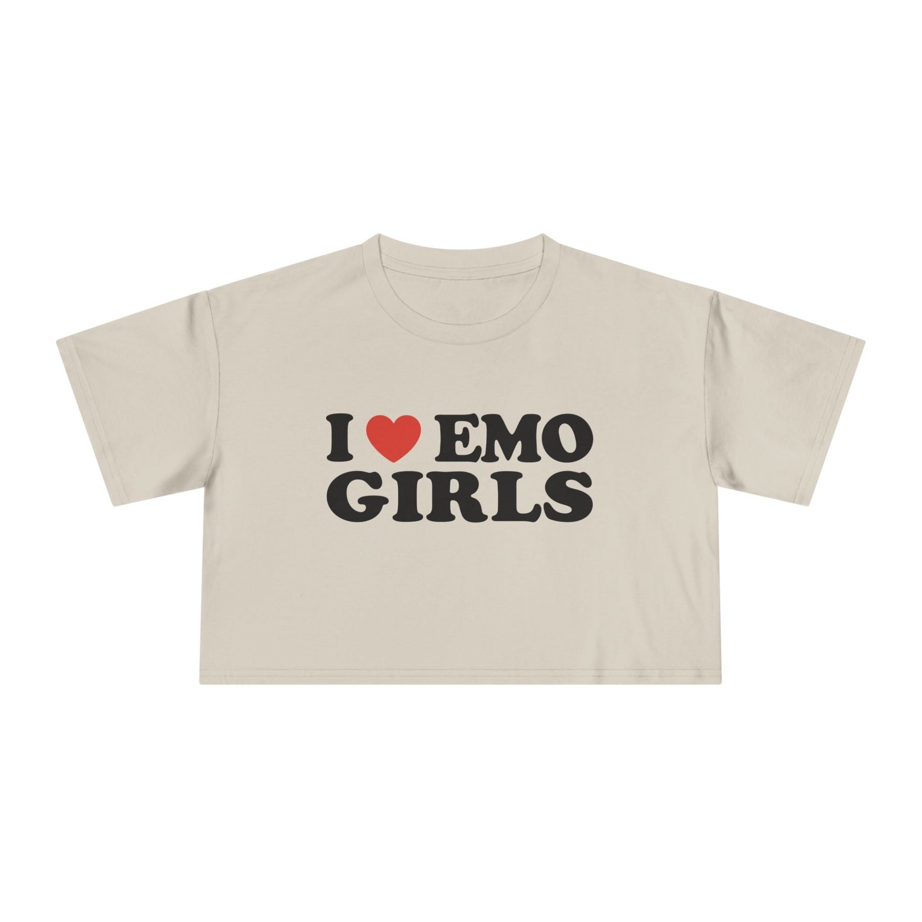 I Heart Emo Girls Crop Tee - Goth Cloth Co.T-Shirt33949400529586364580