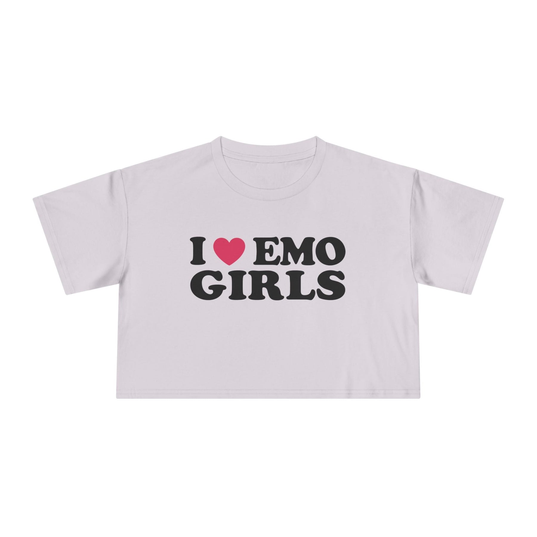 I Heart Emo Girls Crop Tee - Goth Cloth Co.T-Shirt86343727394410720120