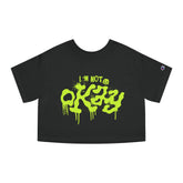 I'm Not Okay Heavyweight Cropped T-Shirt - Goth Cloth Co.T-Shirt15519071118345494332