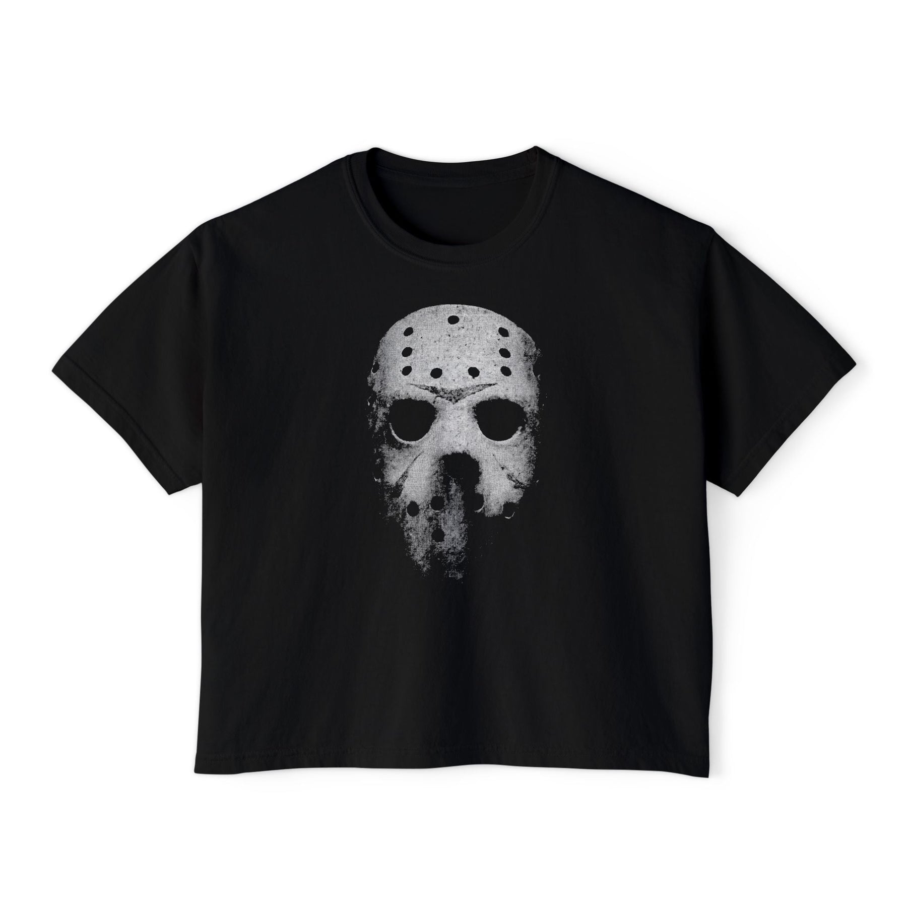 Jason Voorhees Mask Crop Top - Goth Cloth Co.T-Shirt23808169141946657942