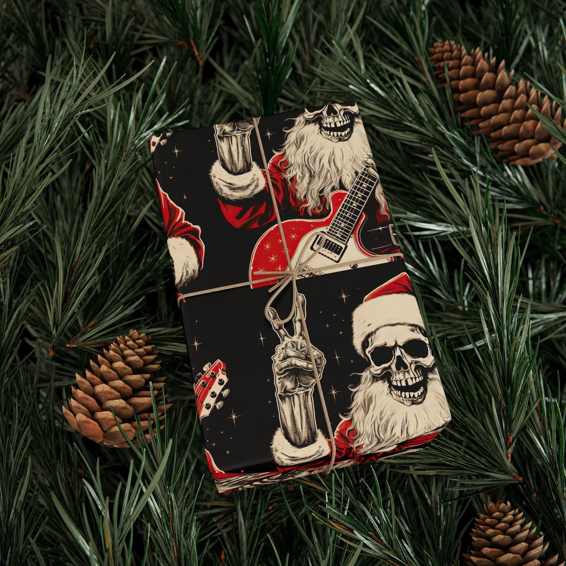 Jingle Bell Rock Gift Wrap - Goth Cloth Co.Home Decor26616793247450300930