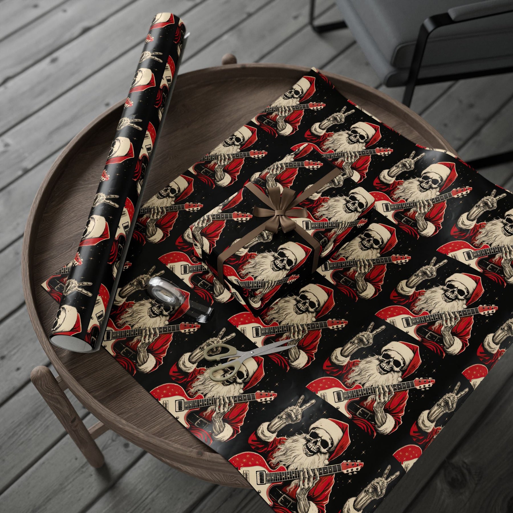 Jingle Bell Rock Gift Wrap - Goth Cloth Co.Home Decor26616793247450300930