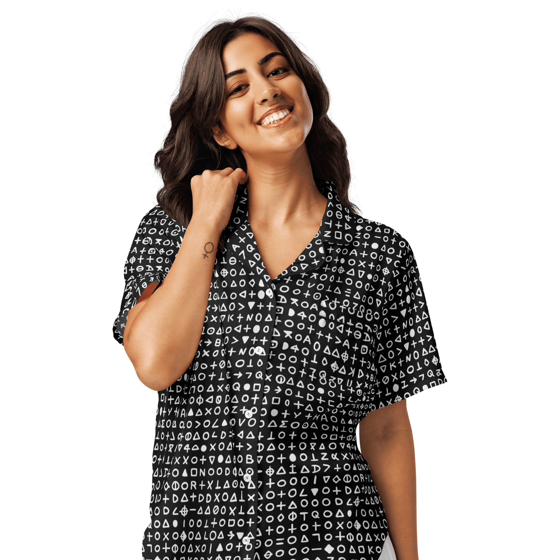 Killer's Code Silky Pajama Top - Goth Cloth Co.2924638_20964