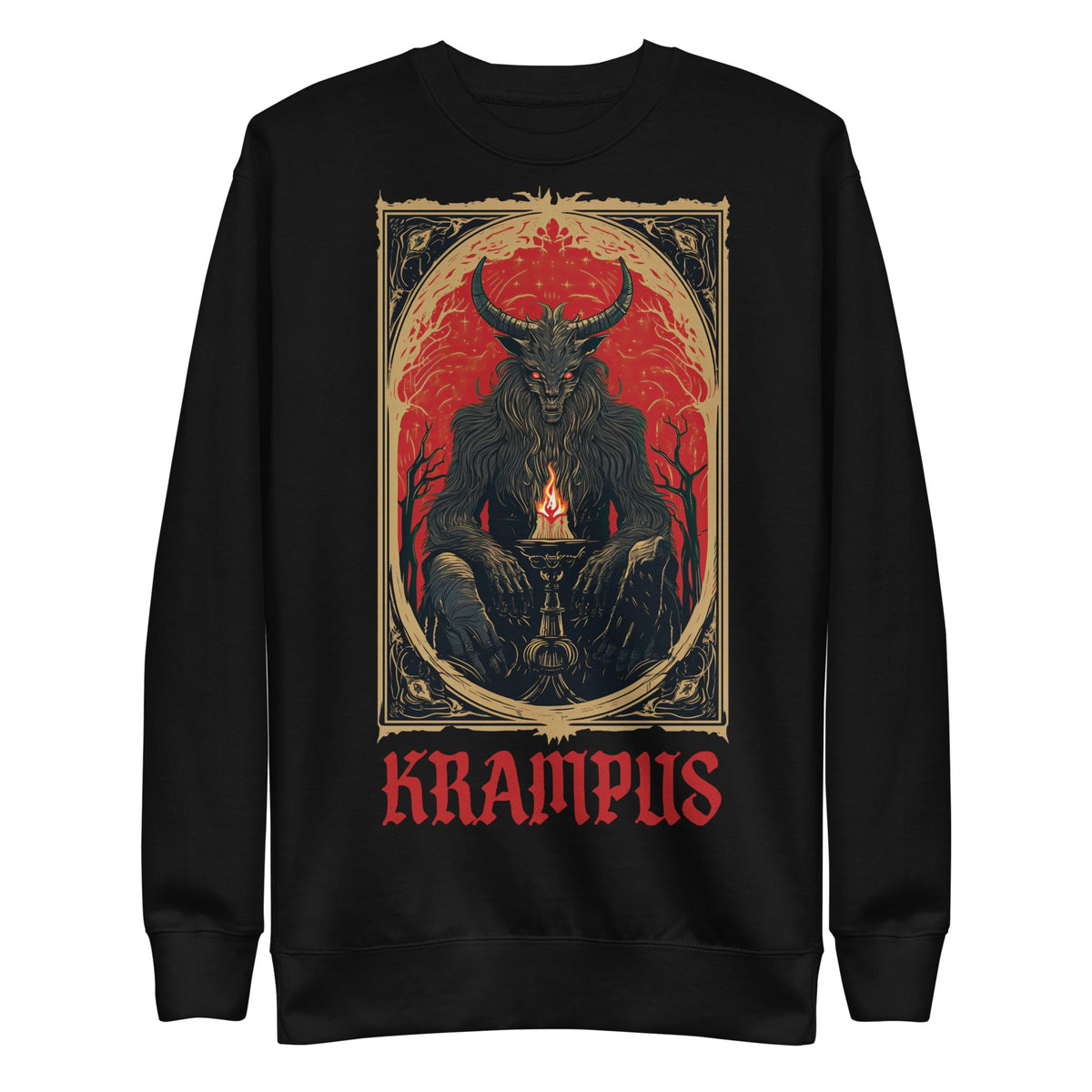 Krampus Tarot Unisex Sweatshirt - Goth Cloth Co.2124804_11254