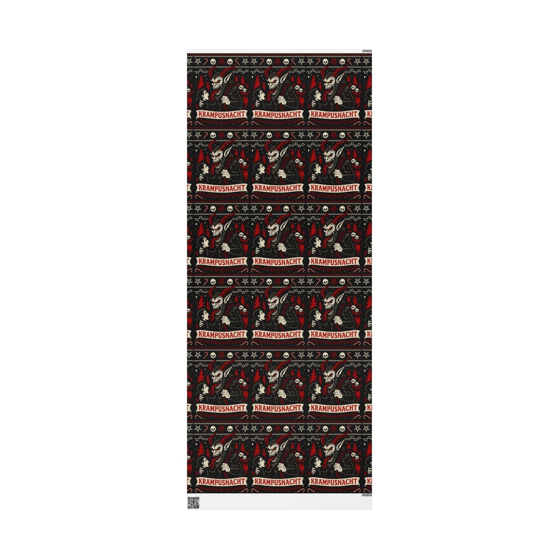 Krampusnacht Gift Wrap - Goth Cloth Co.Home Decor22492109971188332415