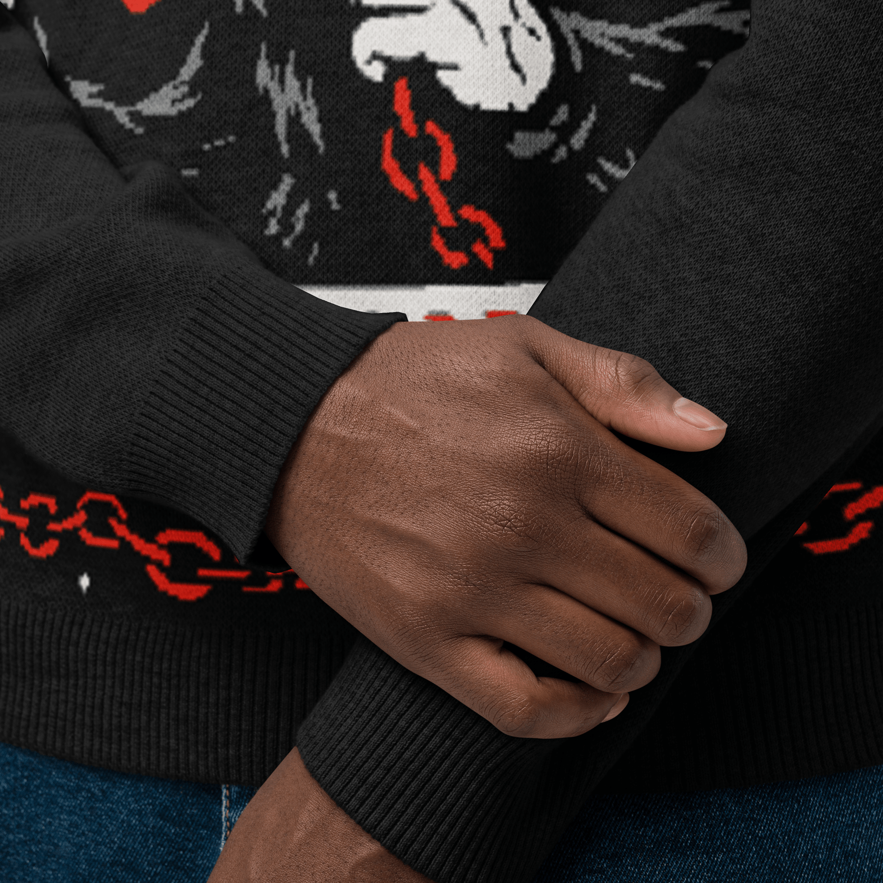 Krampusnacht Knit Crewneck Sweater - Goth Cloth Co.6932365_19640