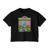 Learn About Recycling Skeleton Crop Top - Goth Cloth Co.T-Shirt27906599343685789164