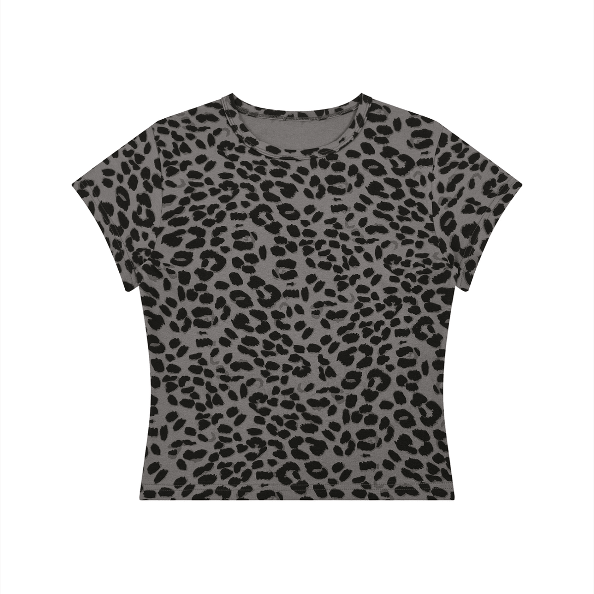 Leopard Print Baby Tee - Goth Cloth Co.gymwear260923PODAA1500#001