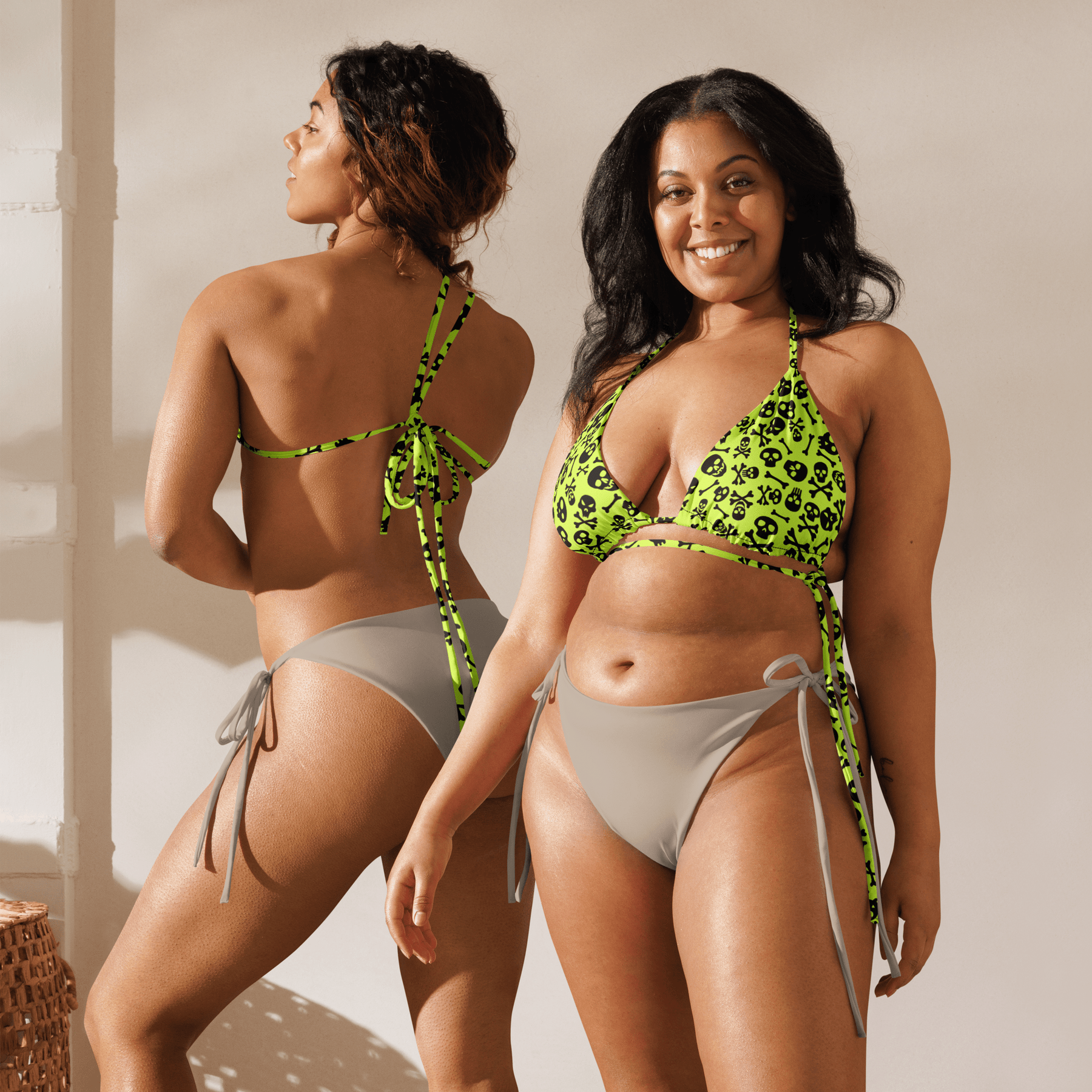 Lime Bones String Bikini Top (Ready to Ship) - Goth Cloth Co.5373487_1203A