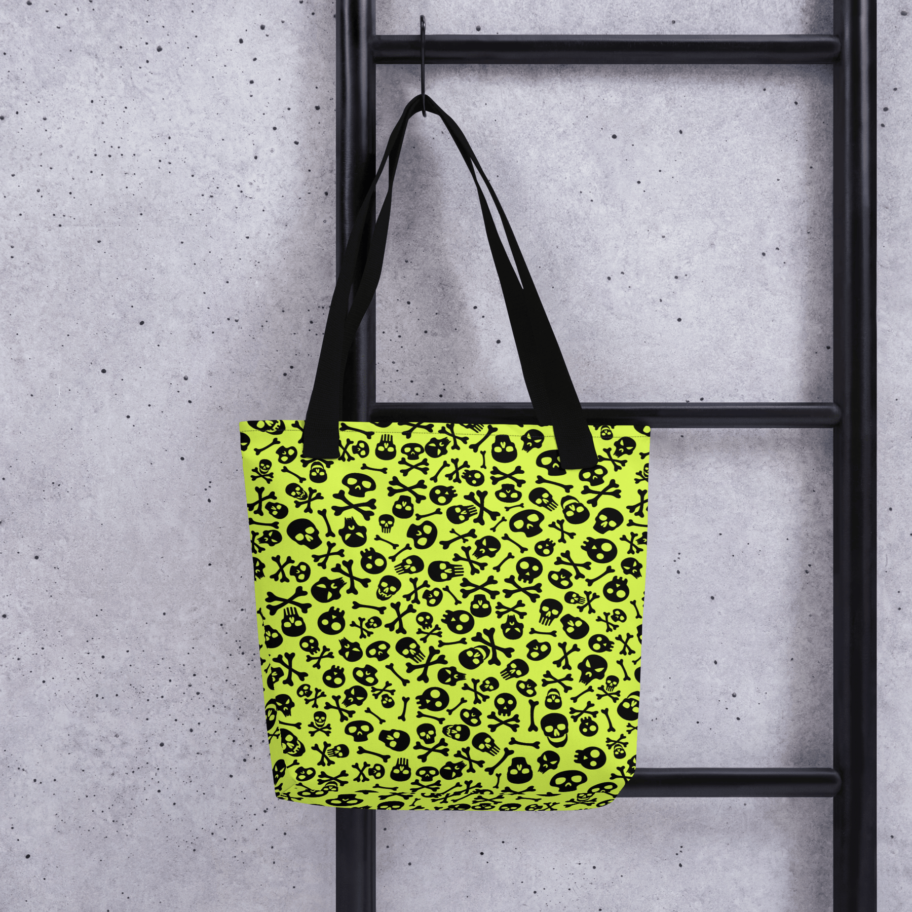 Lime Bones Tote bag - Goth Cloth Co.2327052_4533