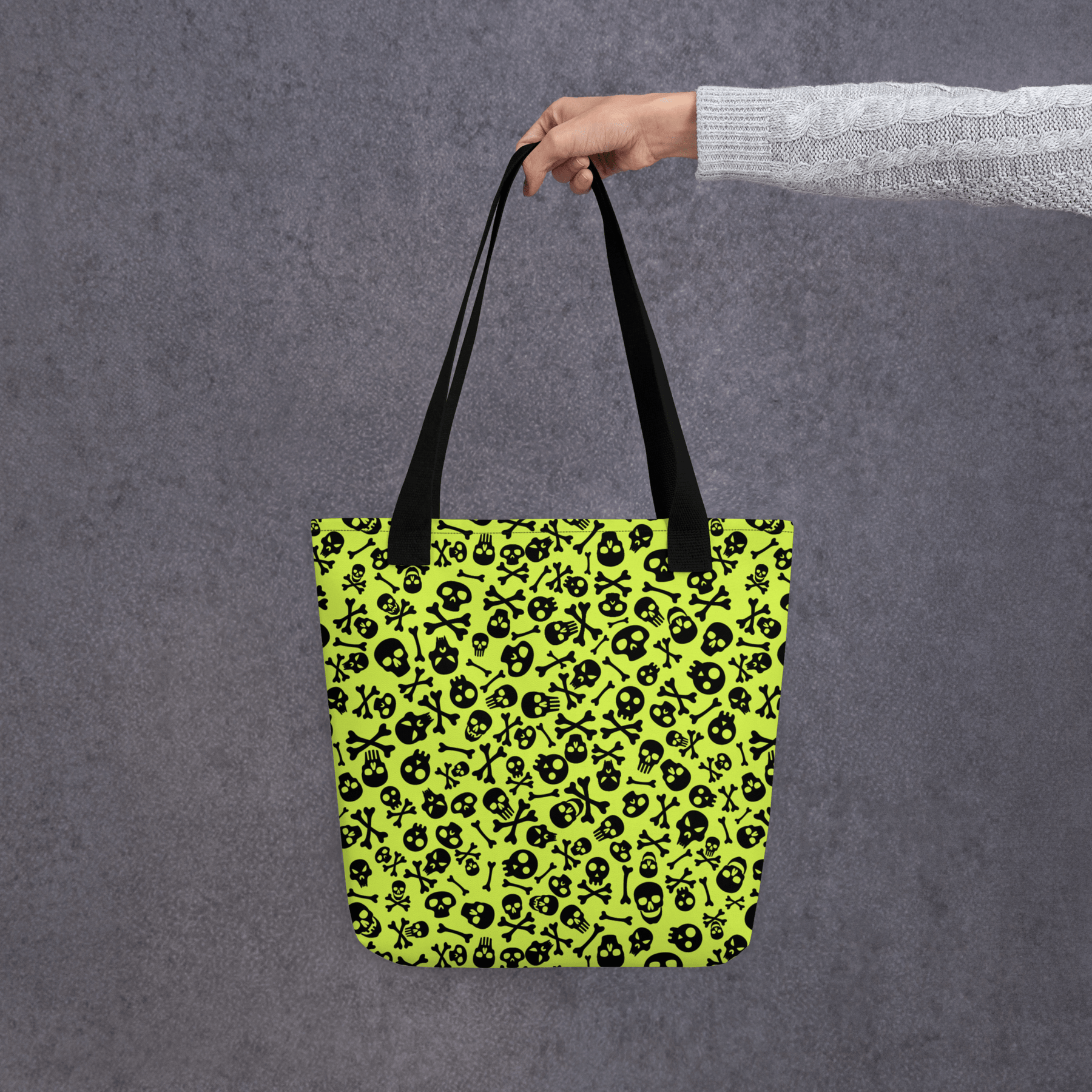 Lime Bones Tote bag - Goth Cloth Co.2327052_4533