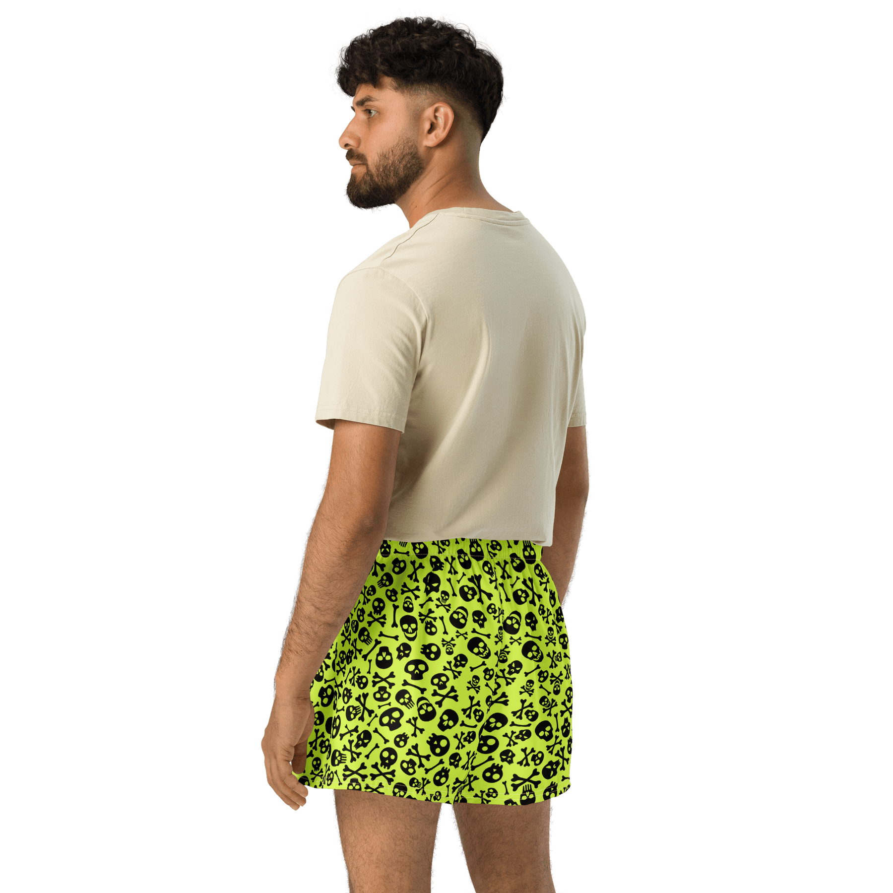 Lime Bones Unisex Swim Trunks - Goth Cloth Co.2275700_9804