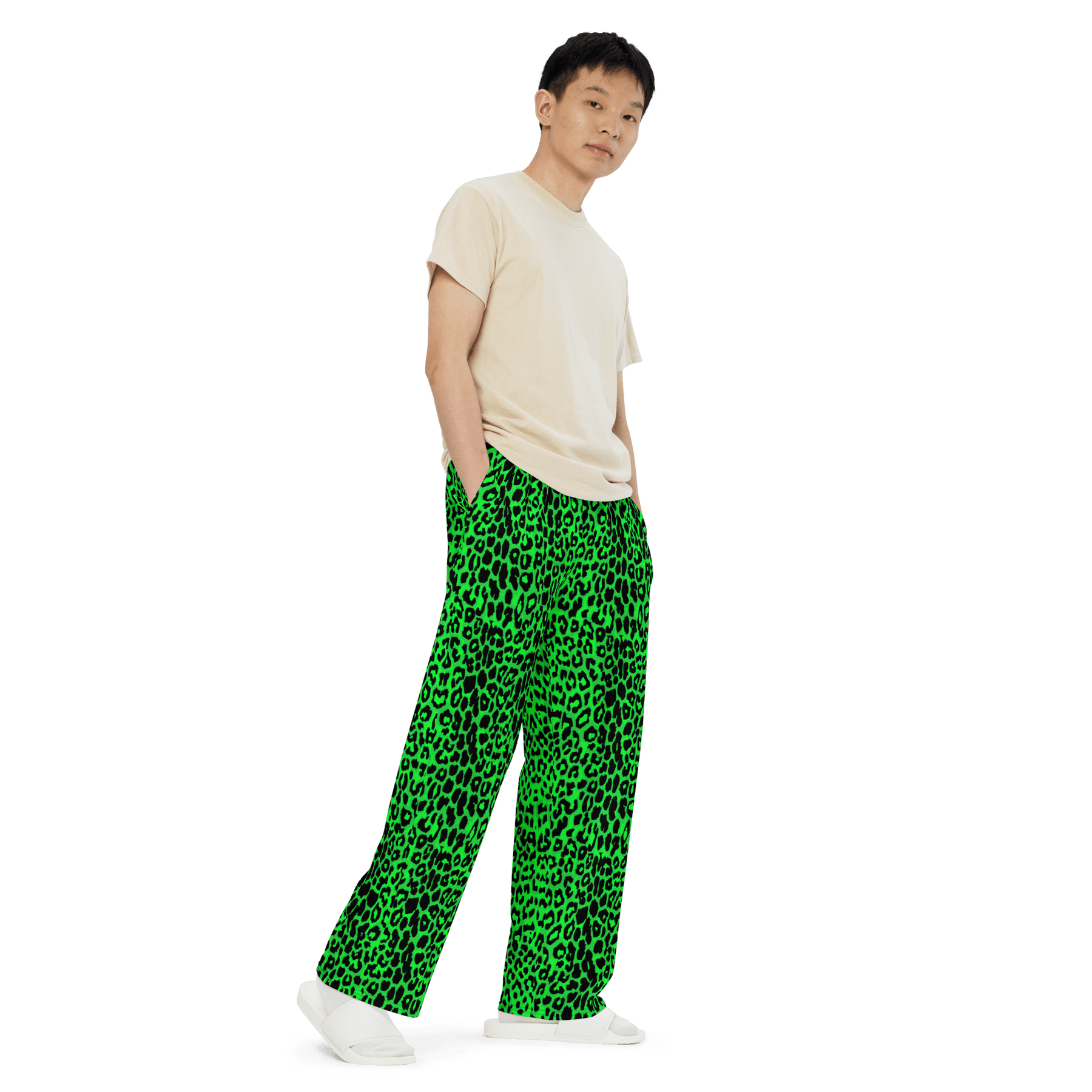 Lime Leopard Unisex Lounge Pants - Goth Cloth Co.8360934_15513