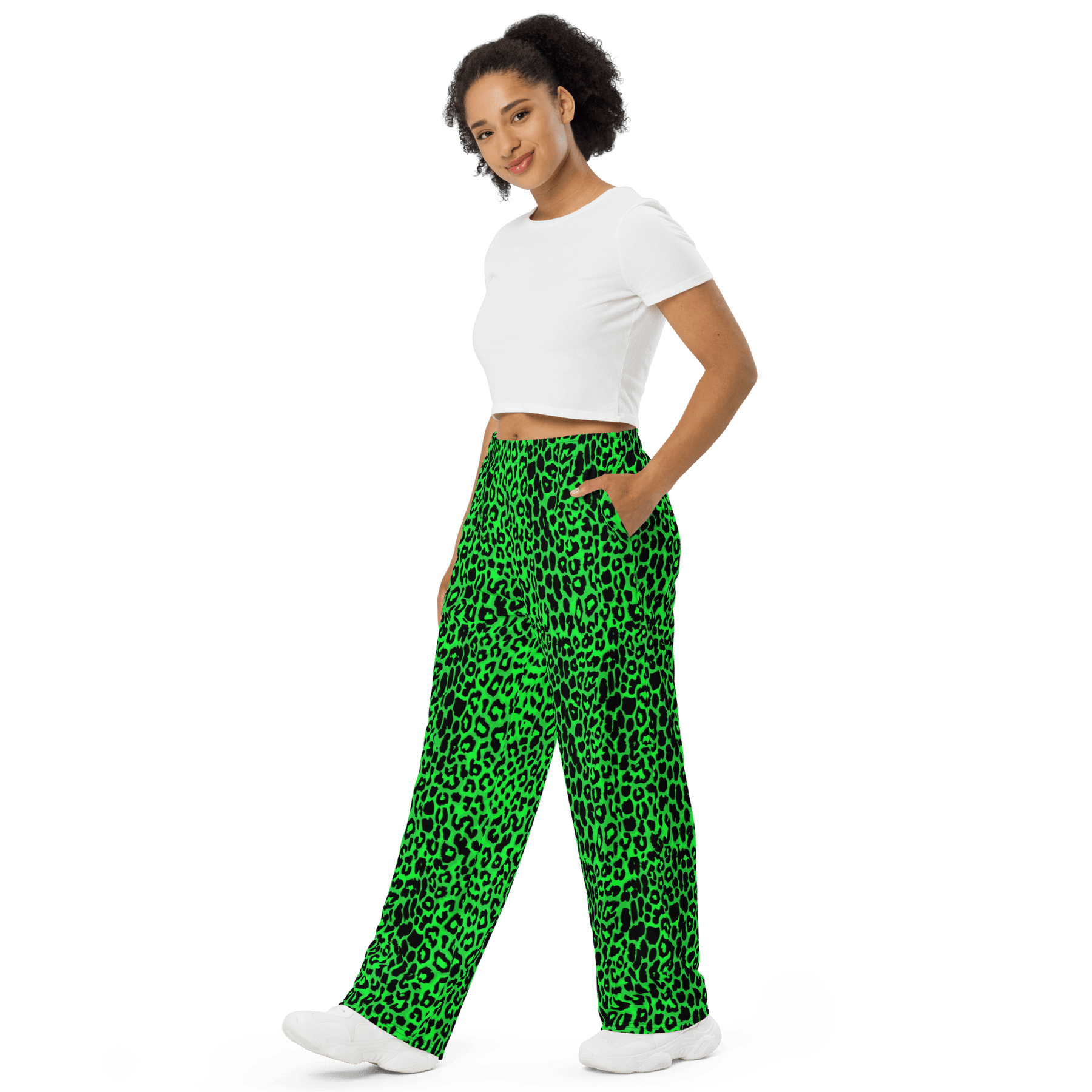 Lime Leopard Unisex Lounge Pants - Goth Cloth Co.8360934_15513