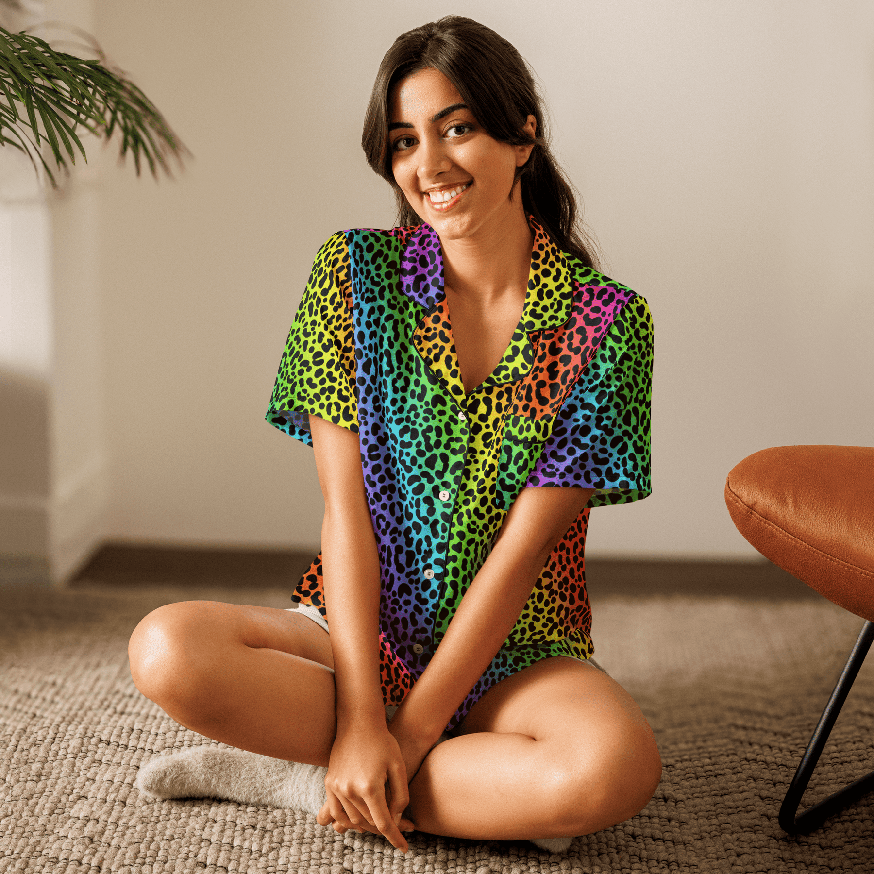 Lisa Freak Silky Pajama Top - Goth Cloth Co.4516926_20964