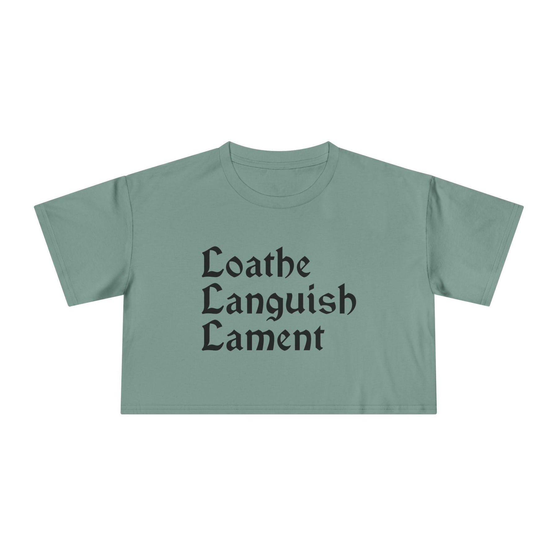 Loathe Languish Lament Crop Top - Goth Cloth Co.T-Shirt21812555388123848991