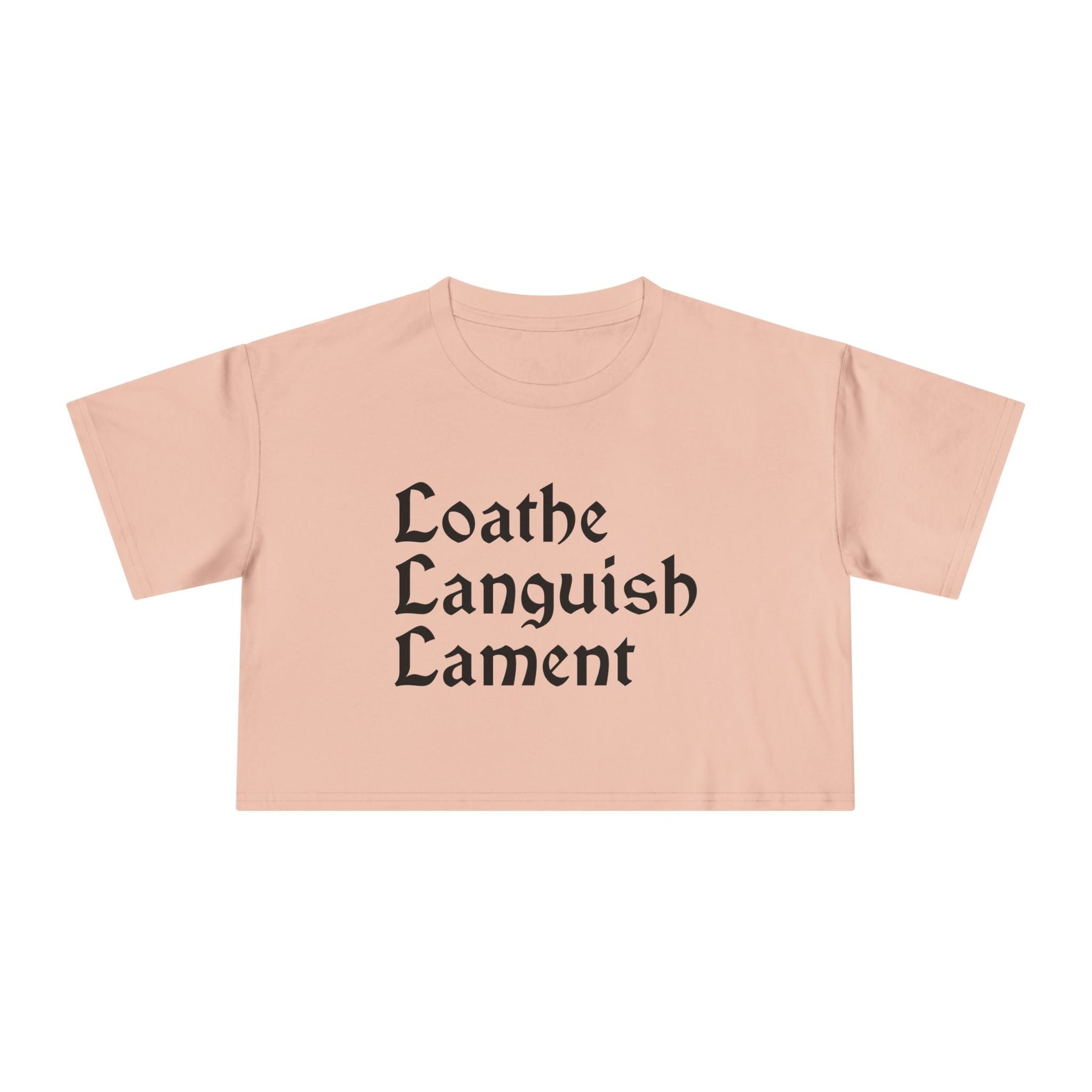 Loathe Languish Lament Crop Top - Goth Cloth Co.T-Shirt23513215283485718225