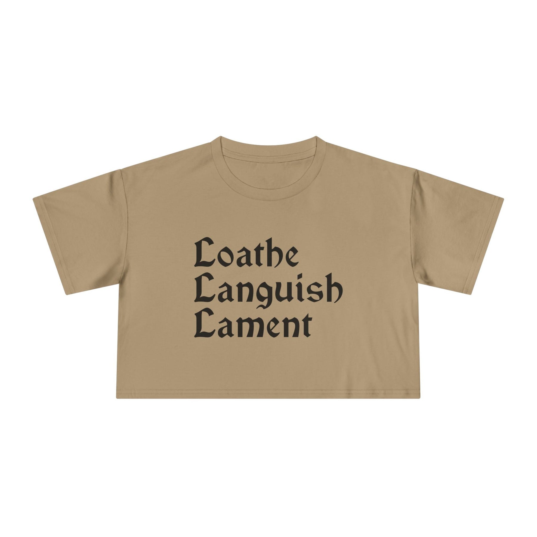 Loathe Languish Lament Crop Top - Goth Cloth Co.T-Shirt23513215283485718225