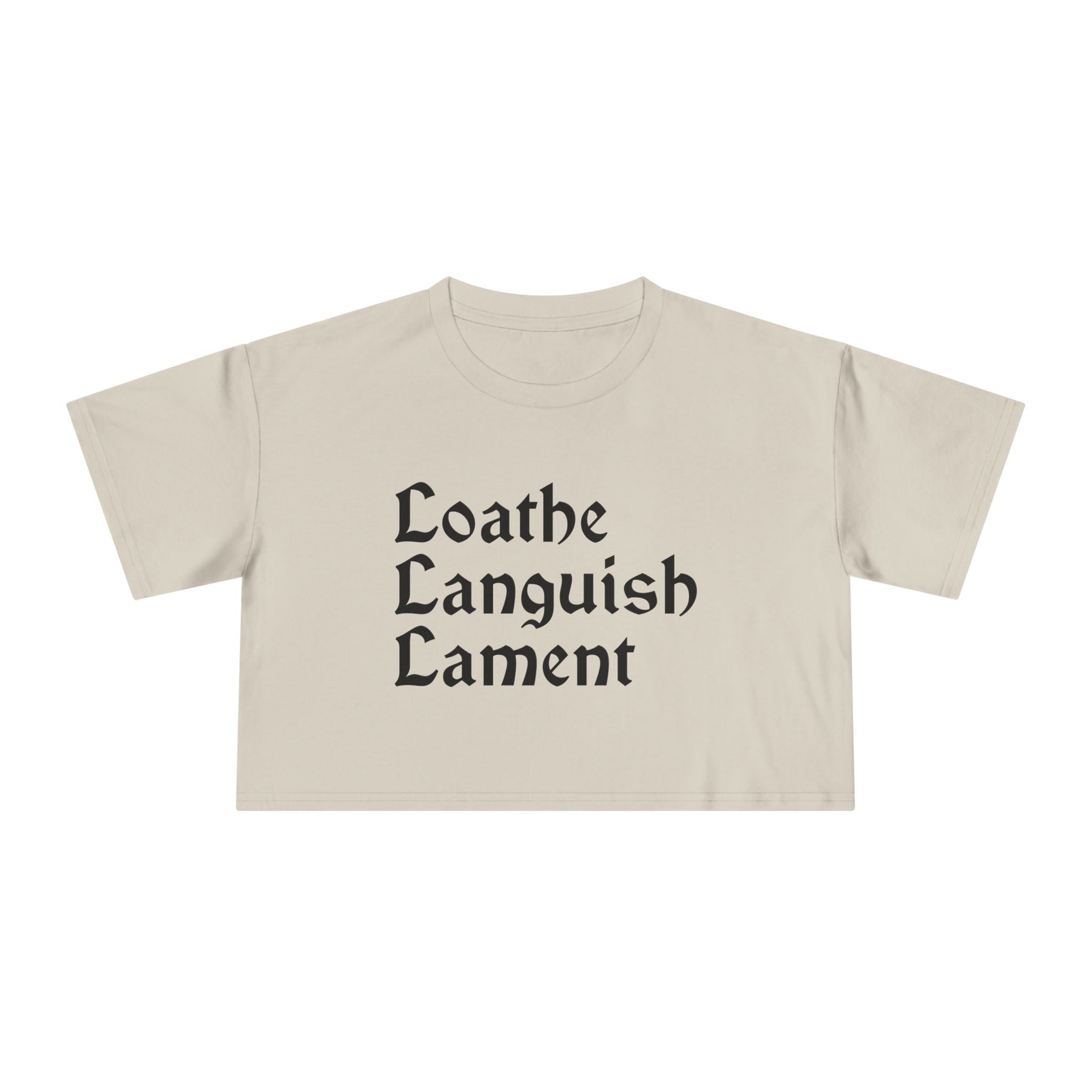 Loathe Languish Lament Crop Top - Goth Cloth Co.T-Shirt88423509749248872691