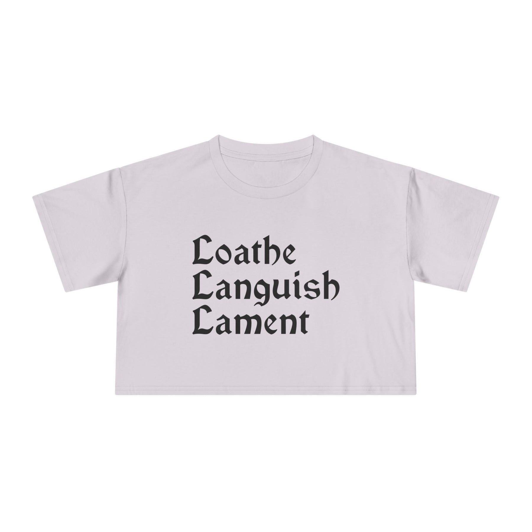 Loathe Languish Lament Crop Top - Goth Cloth Co.T-Shirt93378064429031392414