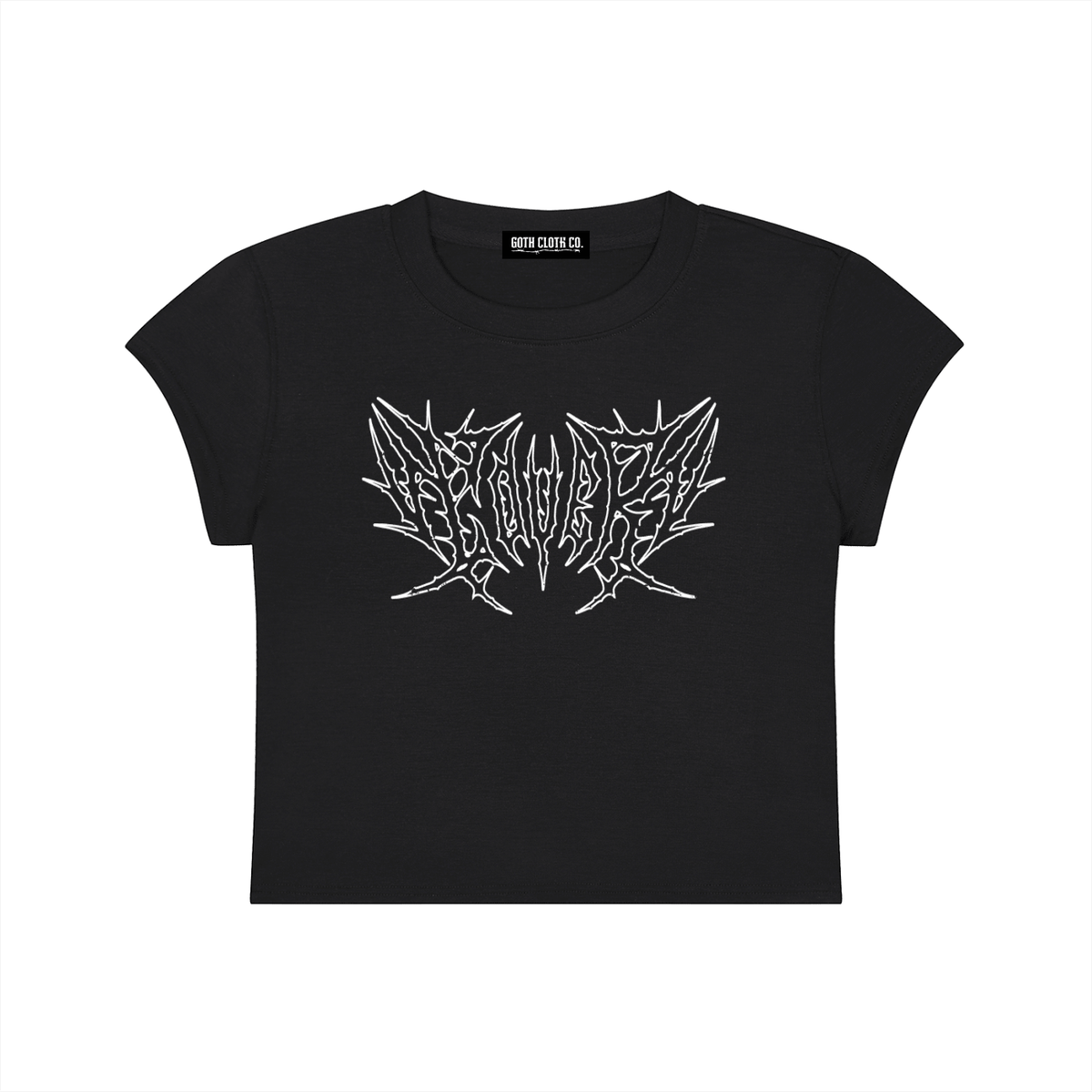 Lover Metal Font Baby Tee - Goth Cloth Co.gymwear260730PODAA1077001