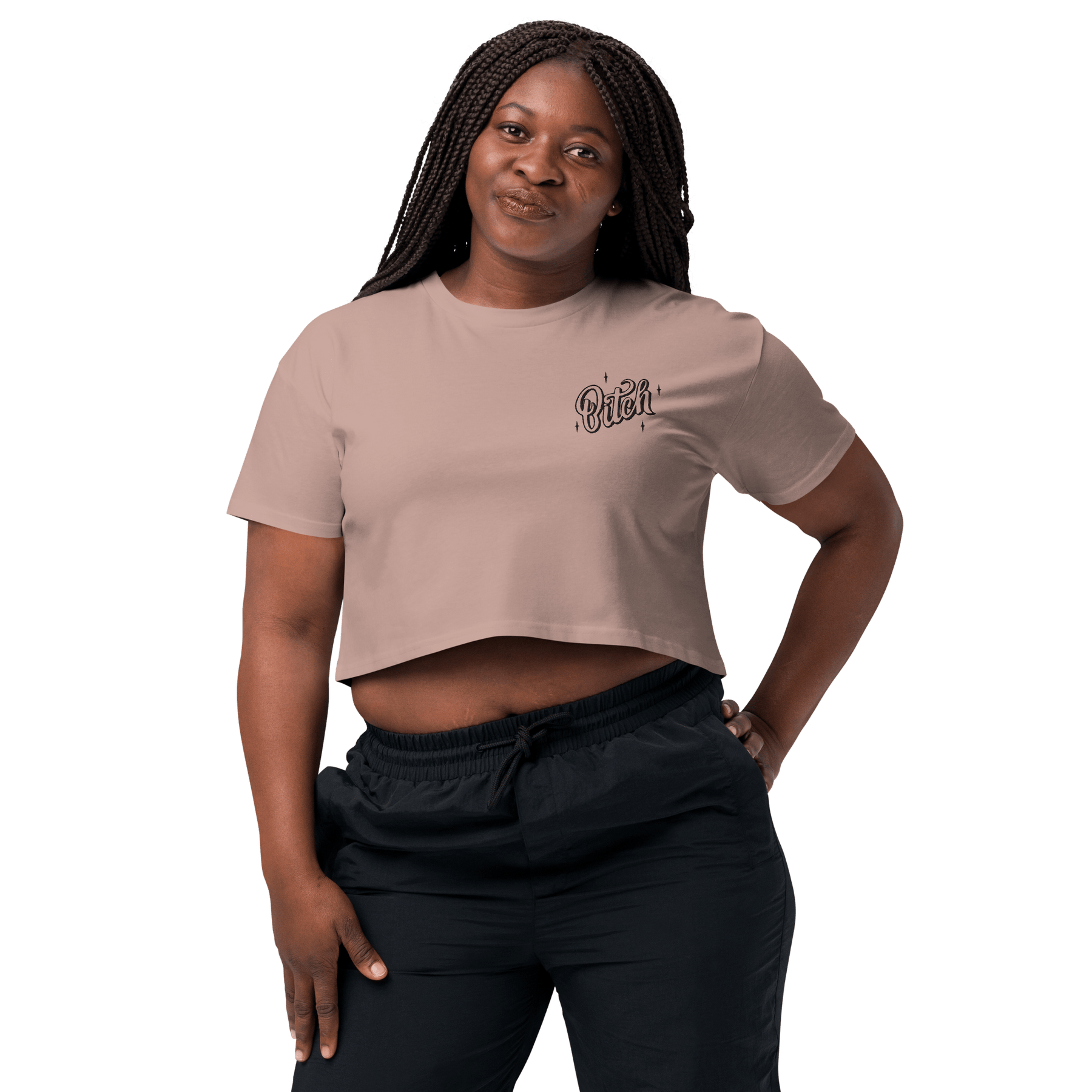 Magical Bitch Embroidered Crop Top - Goth Cloth Co.6415242_16119