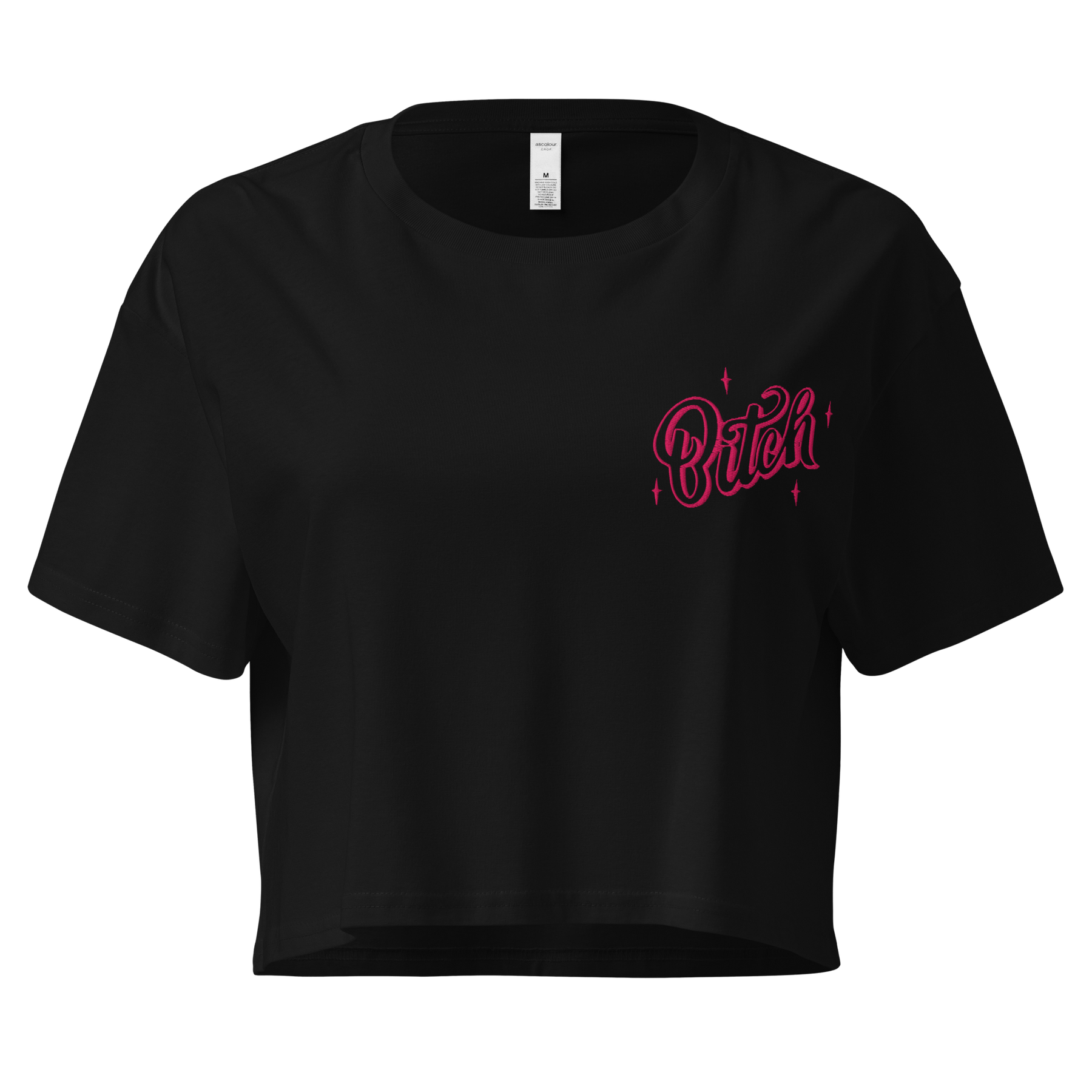 Magical Bitch Embroidered Crop Top - Goth Cloth Co.6415242_16119