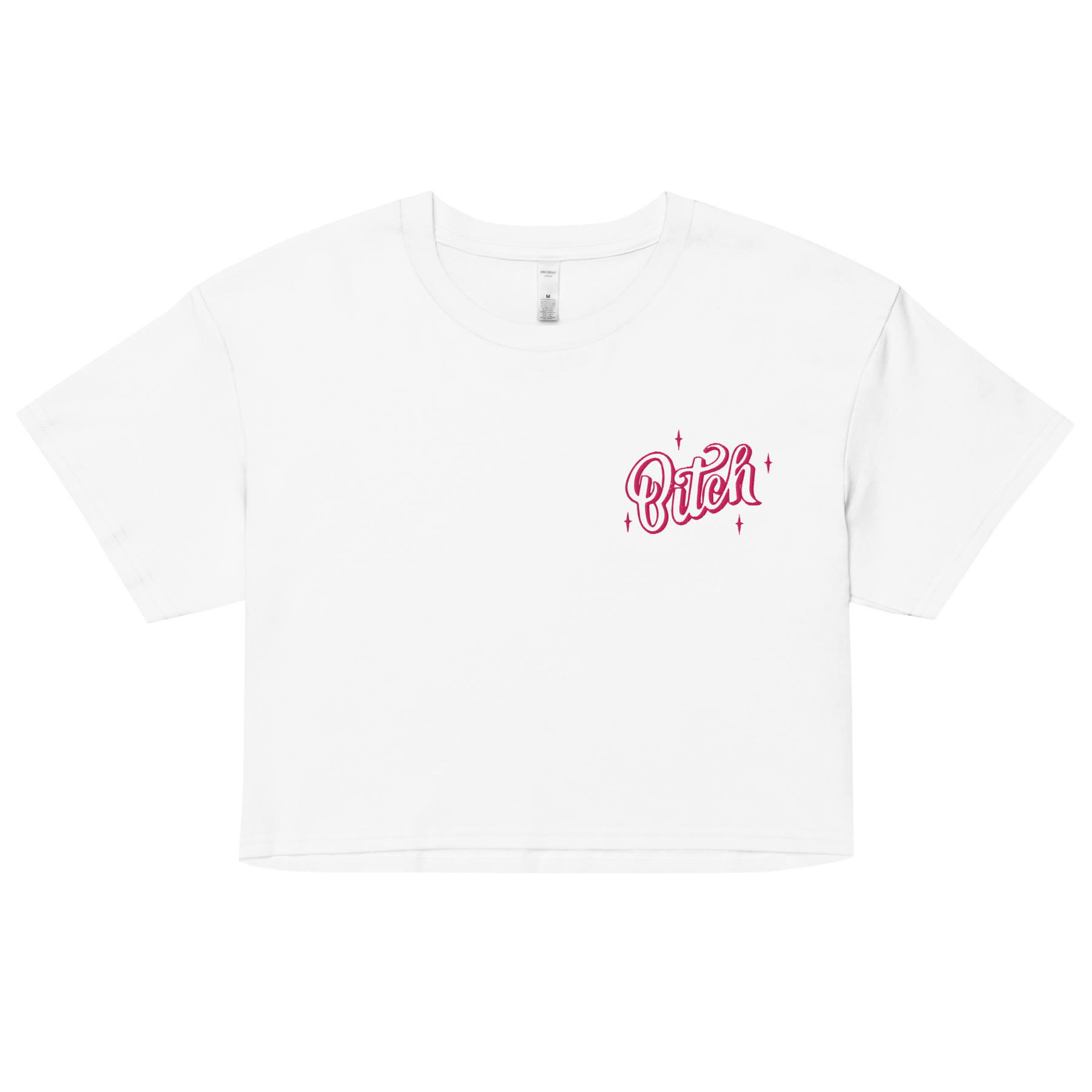 Magical Bitch Embroidered Crop Top - Goth Cloth Co.6415242_16119