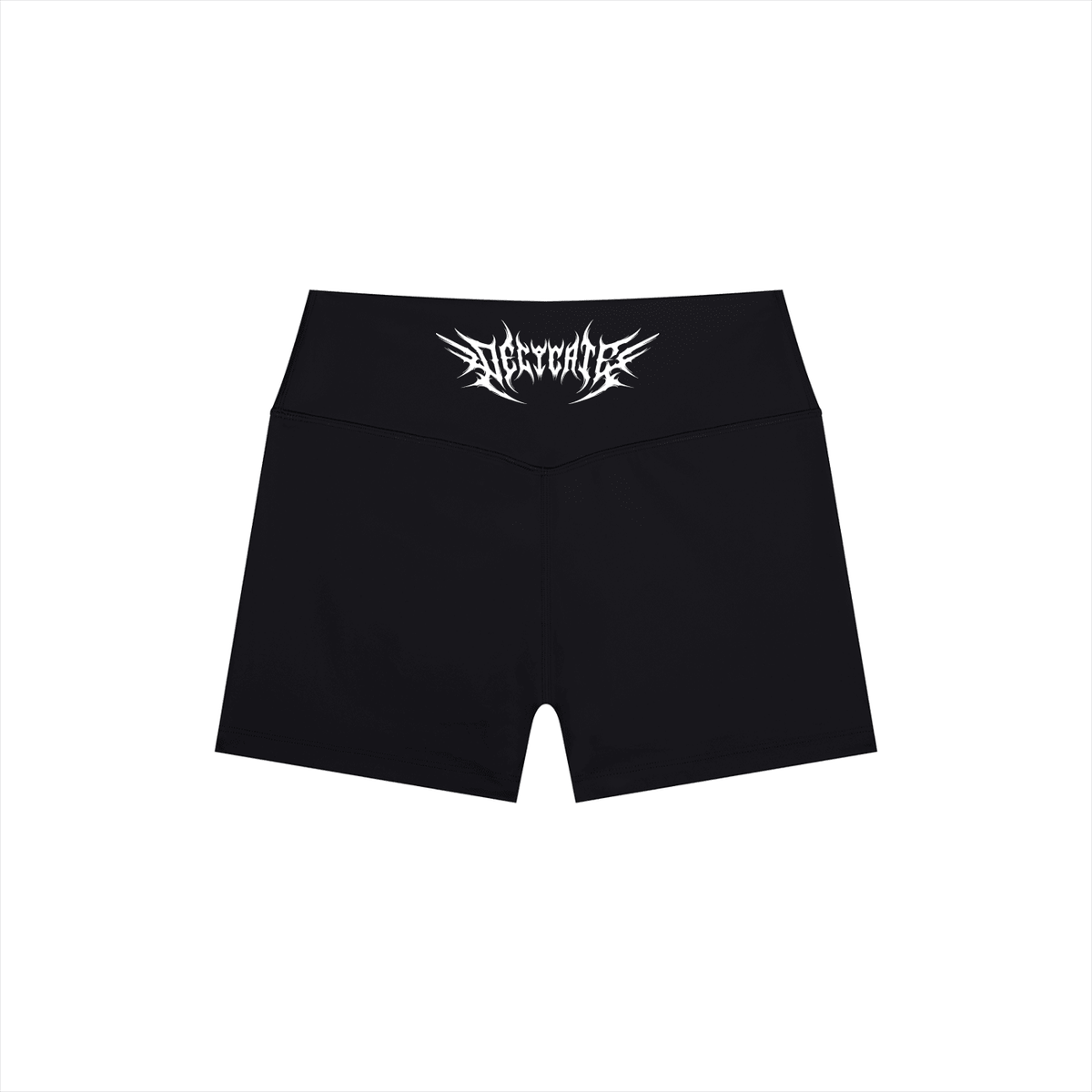 Mental Notes High Rise Yoga Shorts - Goth Cloth Co.260709PODBK1705001