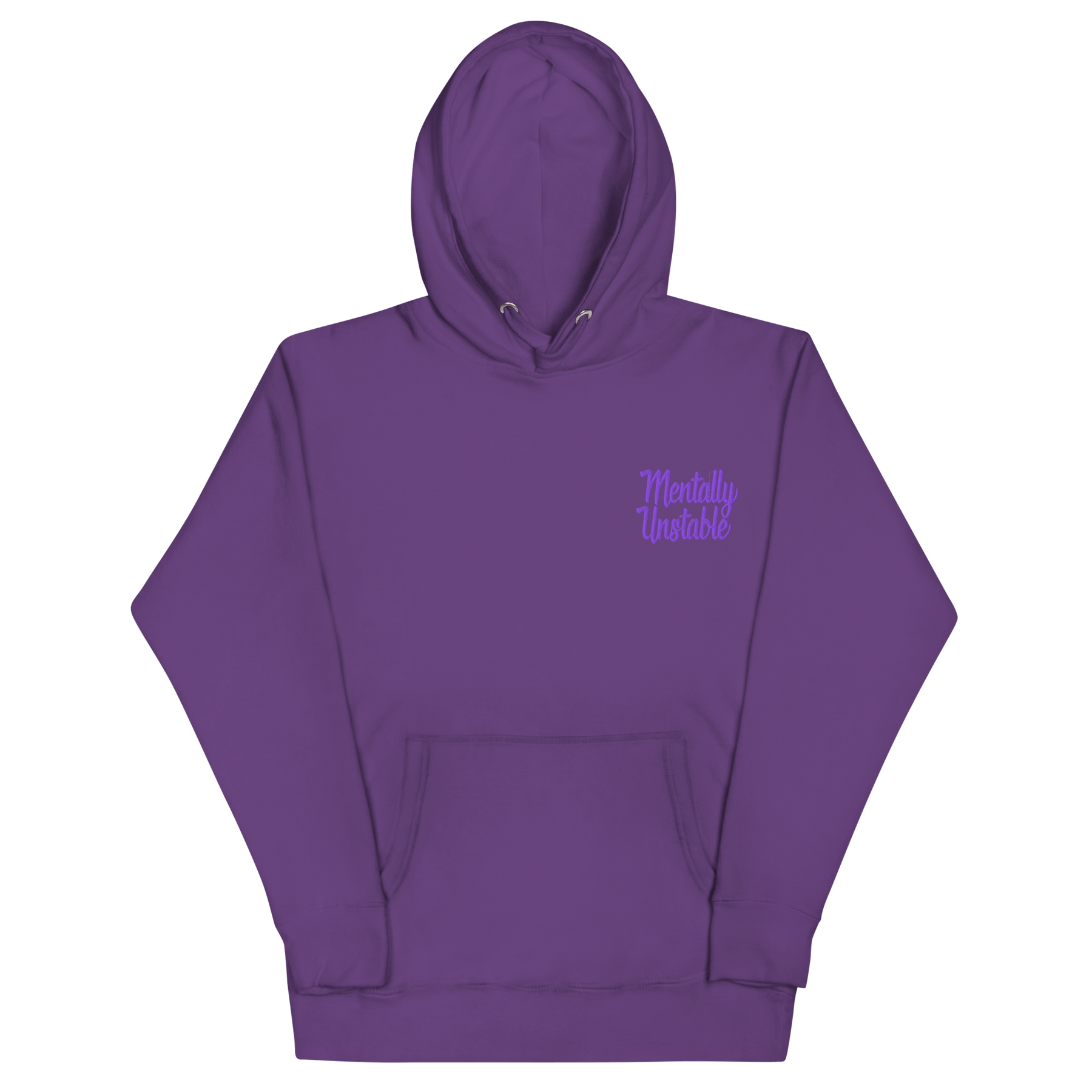 Mentally Unstable Embroidered Hoodie - Goth Cloth Co.7751315_13911